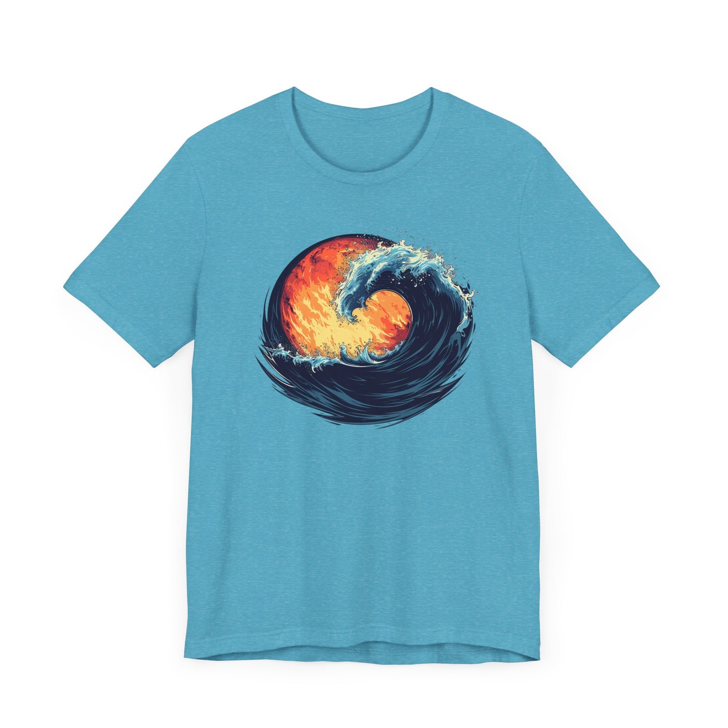 Ocean Fire Unisex Jersey Short Sleeve Tee