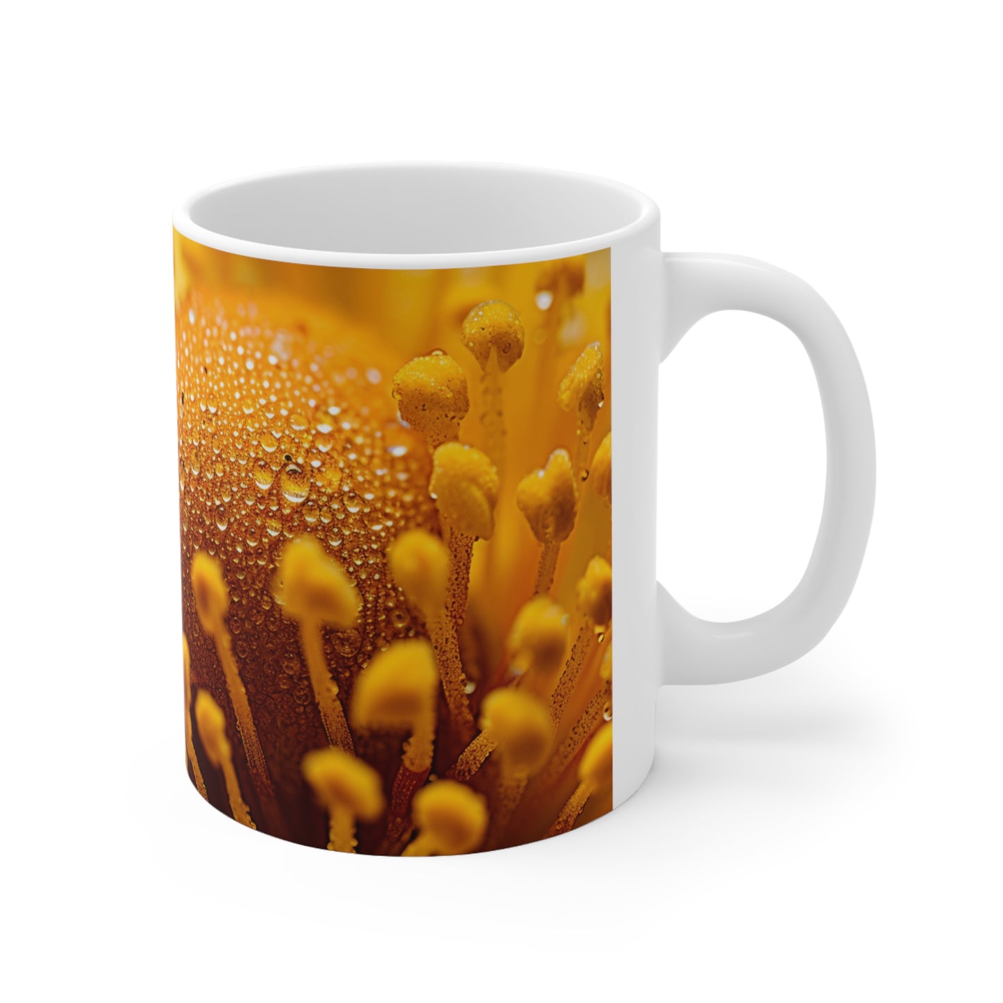 Yellow Flower Ceramic Mug 11oz