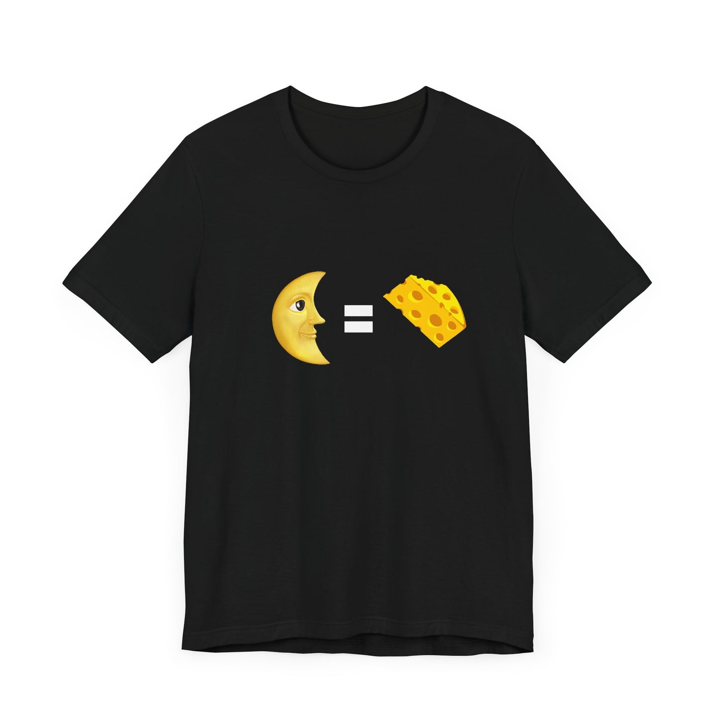 Moon = Cheese Unisex Jersey Tee