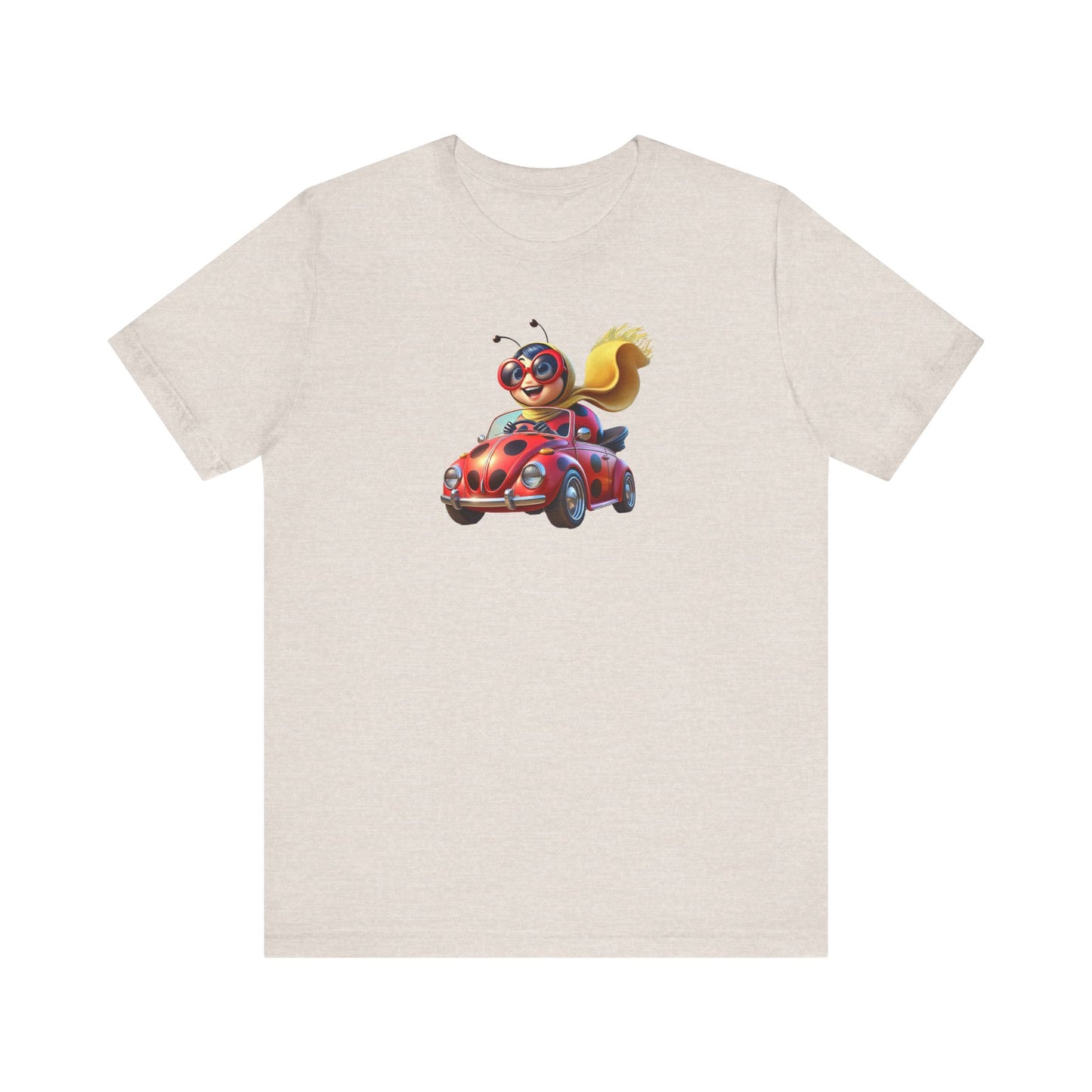 The Ladybug Goes Rogue! Unisex Tee - Perfect for Kids and Animal Lovers
