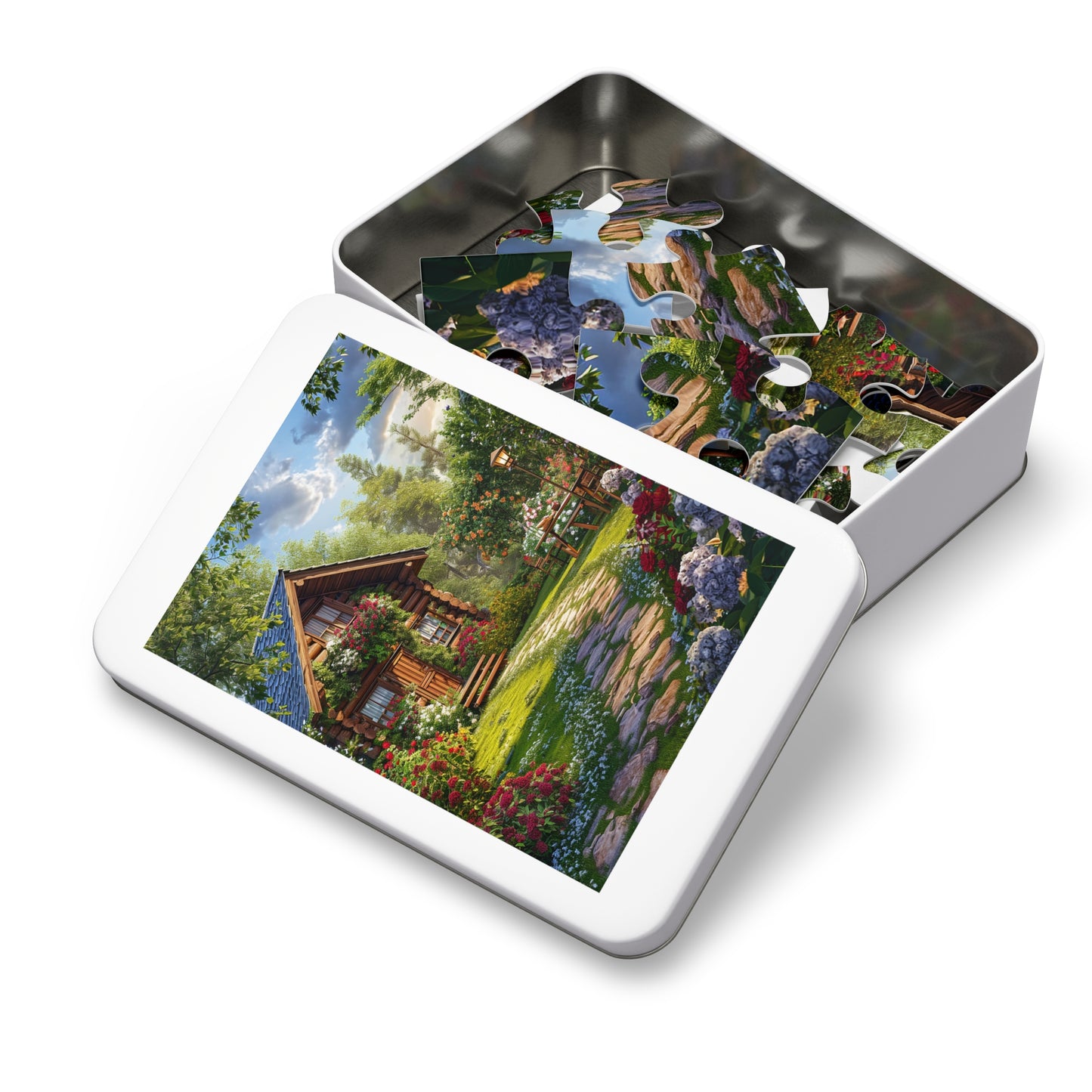 Country cottage in the Spring Jigsaw Puzzle (30, 110, 252, 500,1000-Piece)