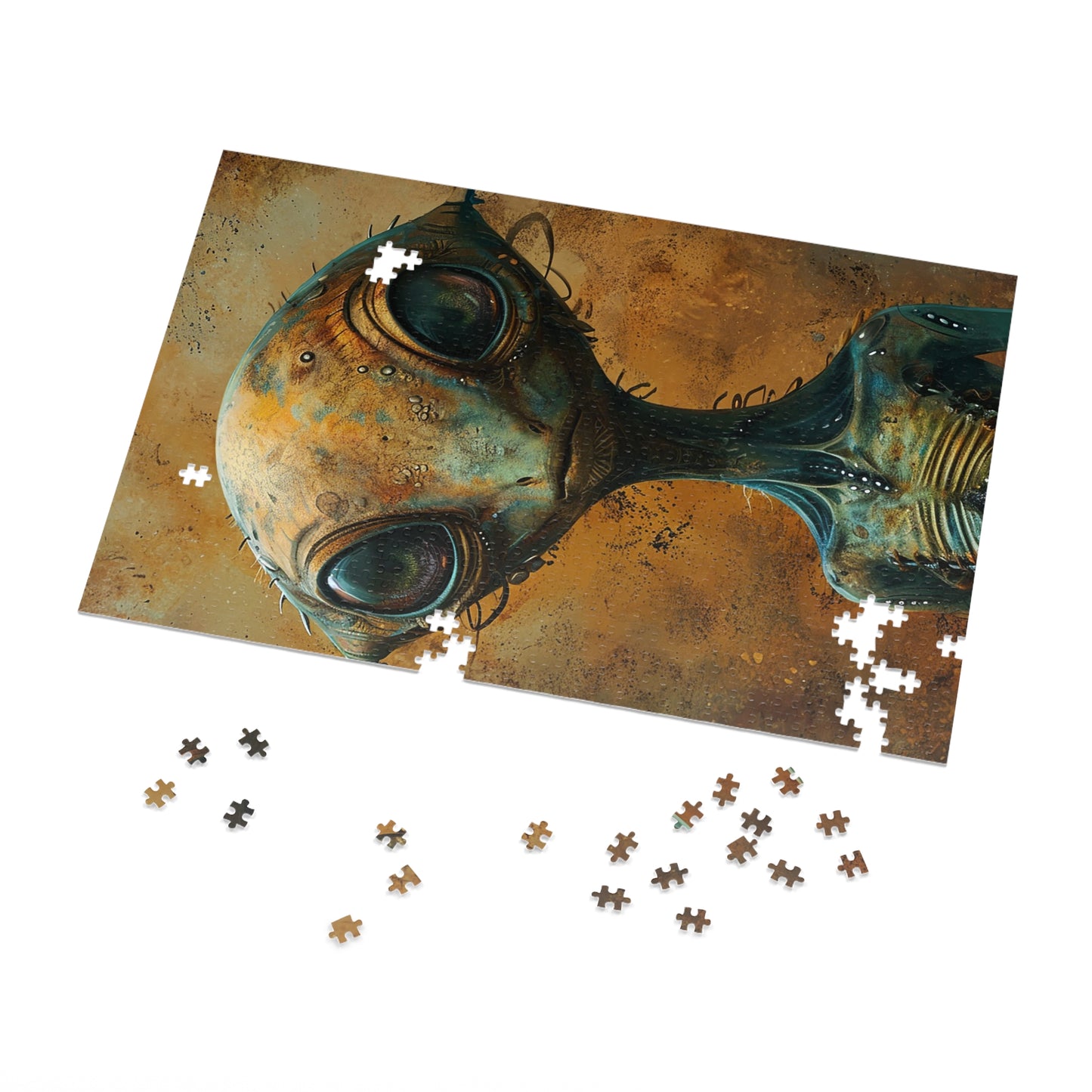 Aging Alien Jigsaw Puzzle (30, 110, 252, 500,1000-Piece)
