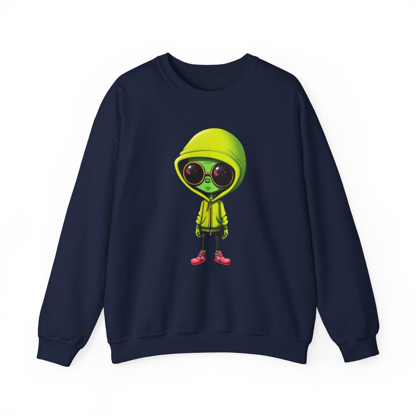 Hip Hop Alien Unisex Heavy Blend™ Crewneck Sweatshirt