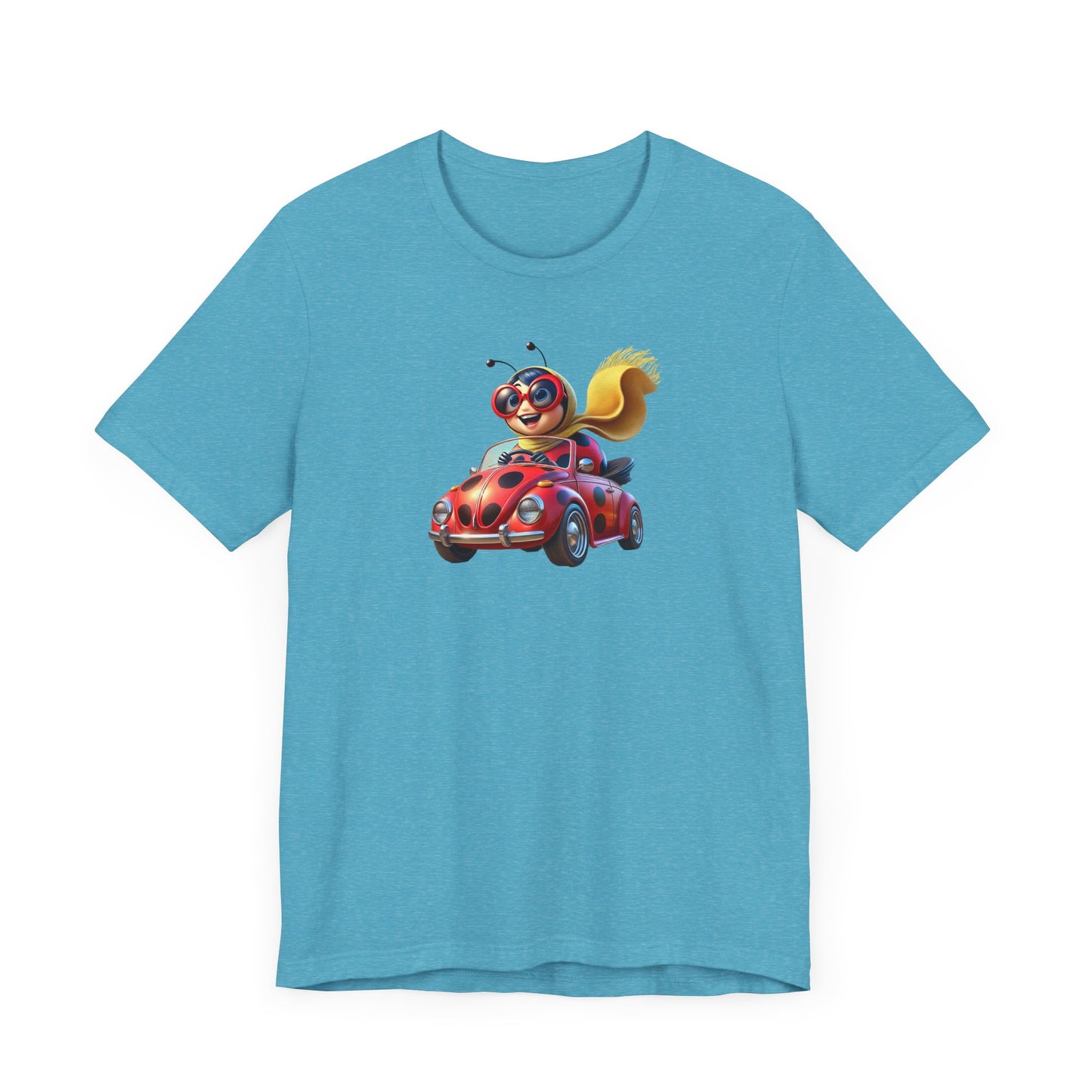 The Ladybug Goes Rogue! Unisex Tee - Perfect for Kids and Animal Lovers
