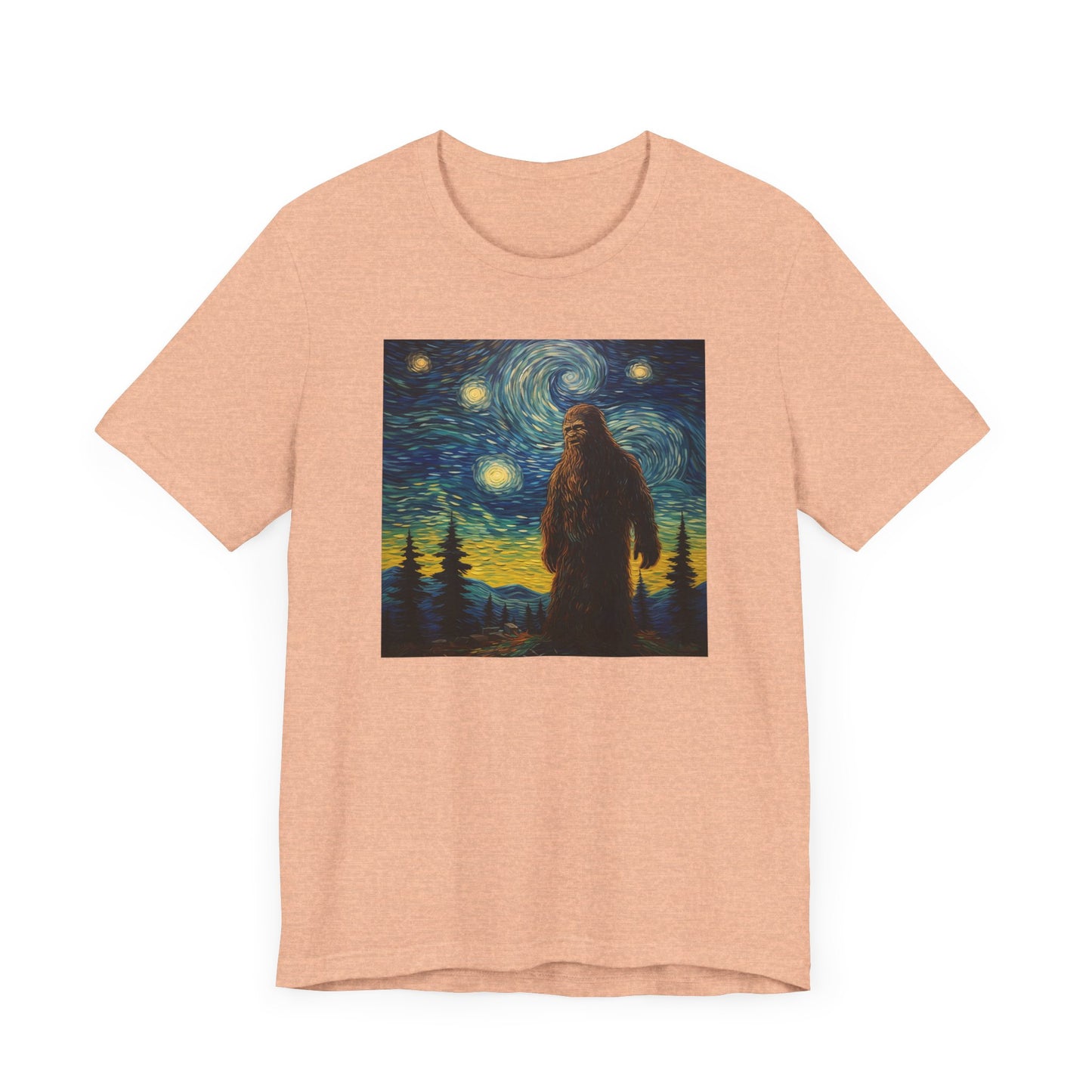 Big Foot Stary Night Unisex Jersey Short Sleeve Tee