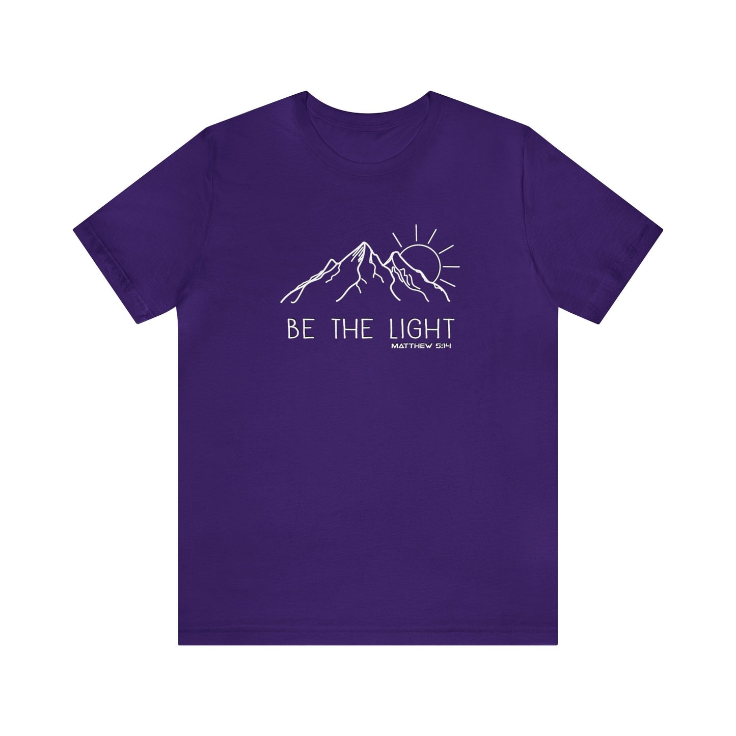 Be the Light Unisex Jersey Short Sleeve Tee