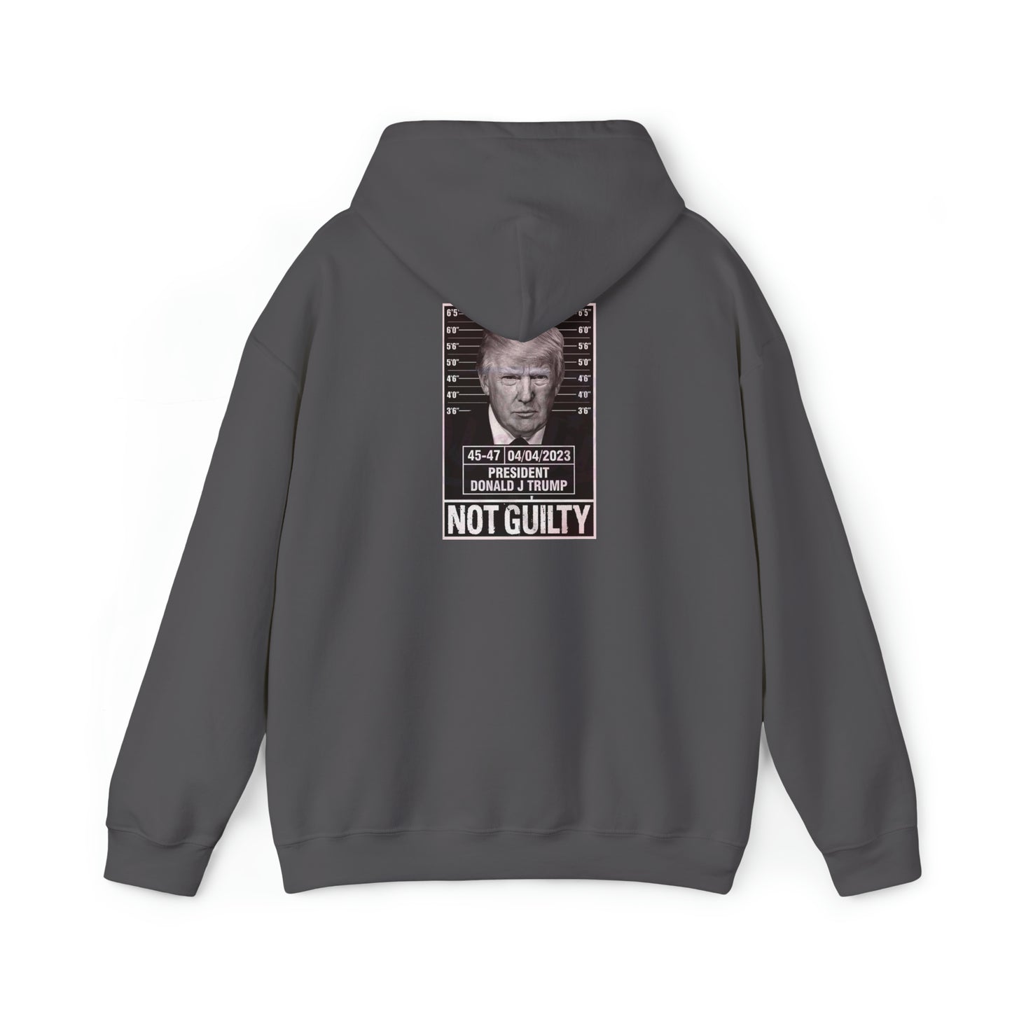 Trump Mug Shot Not Guilty Hoodie Sweatshirt