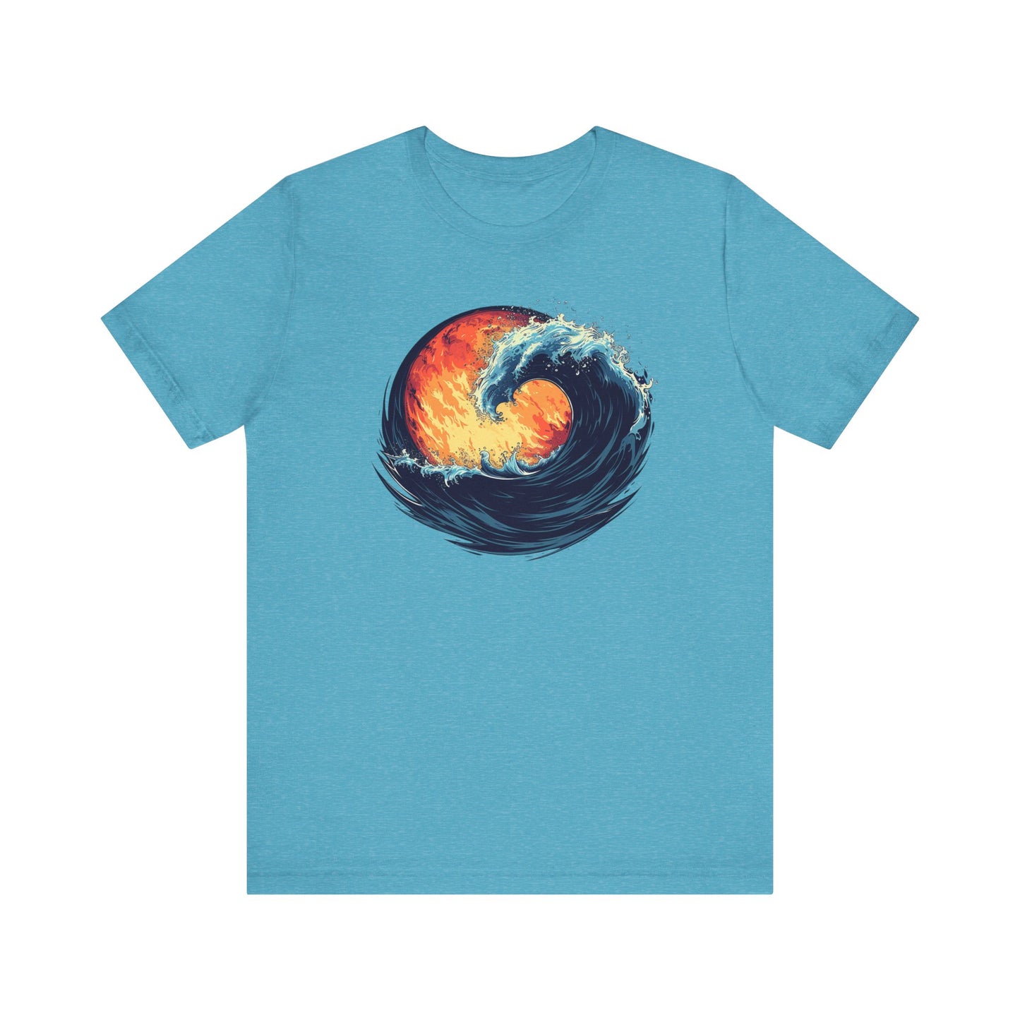 Ocean Fire Unisex Jersey Short Sleeve Tee