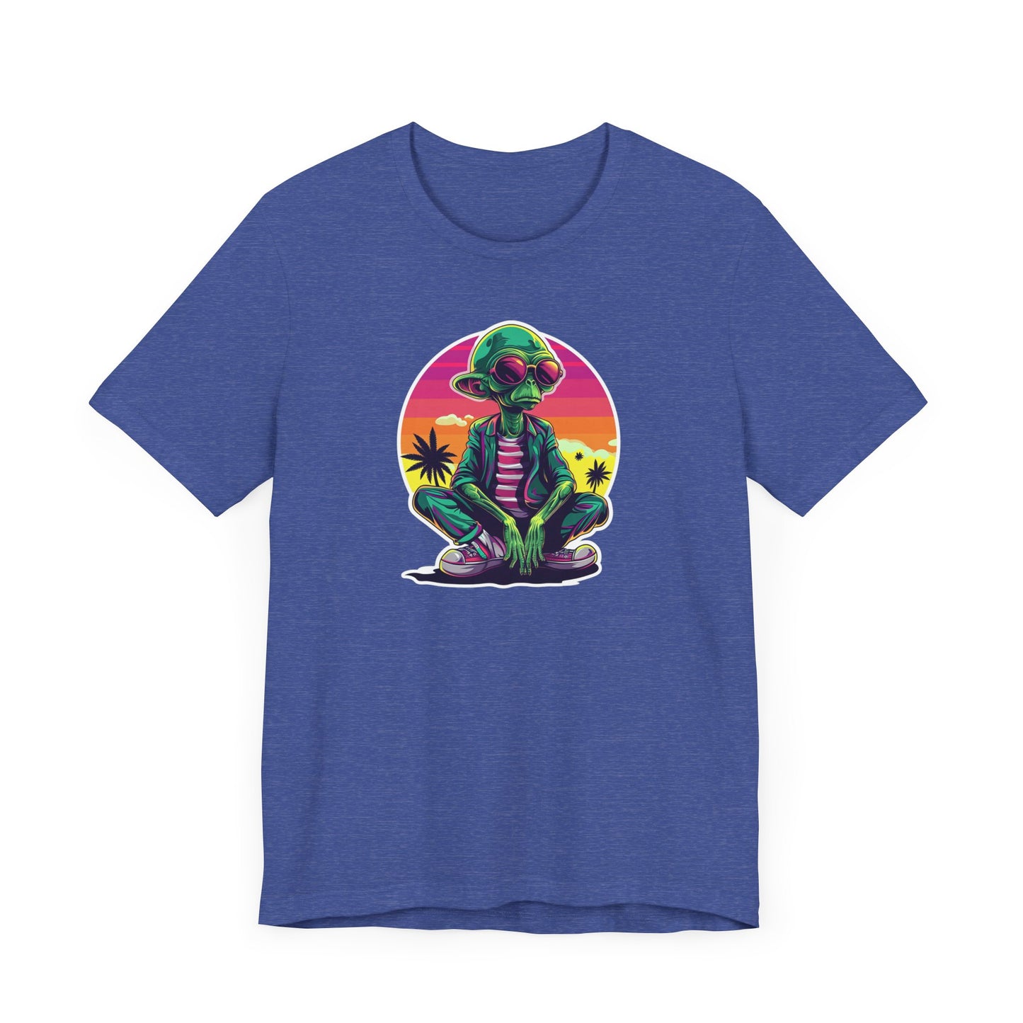 Retro Alien Unisex Jersey Short Sleeve Tee