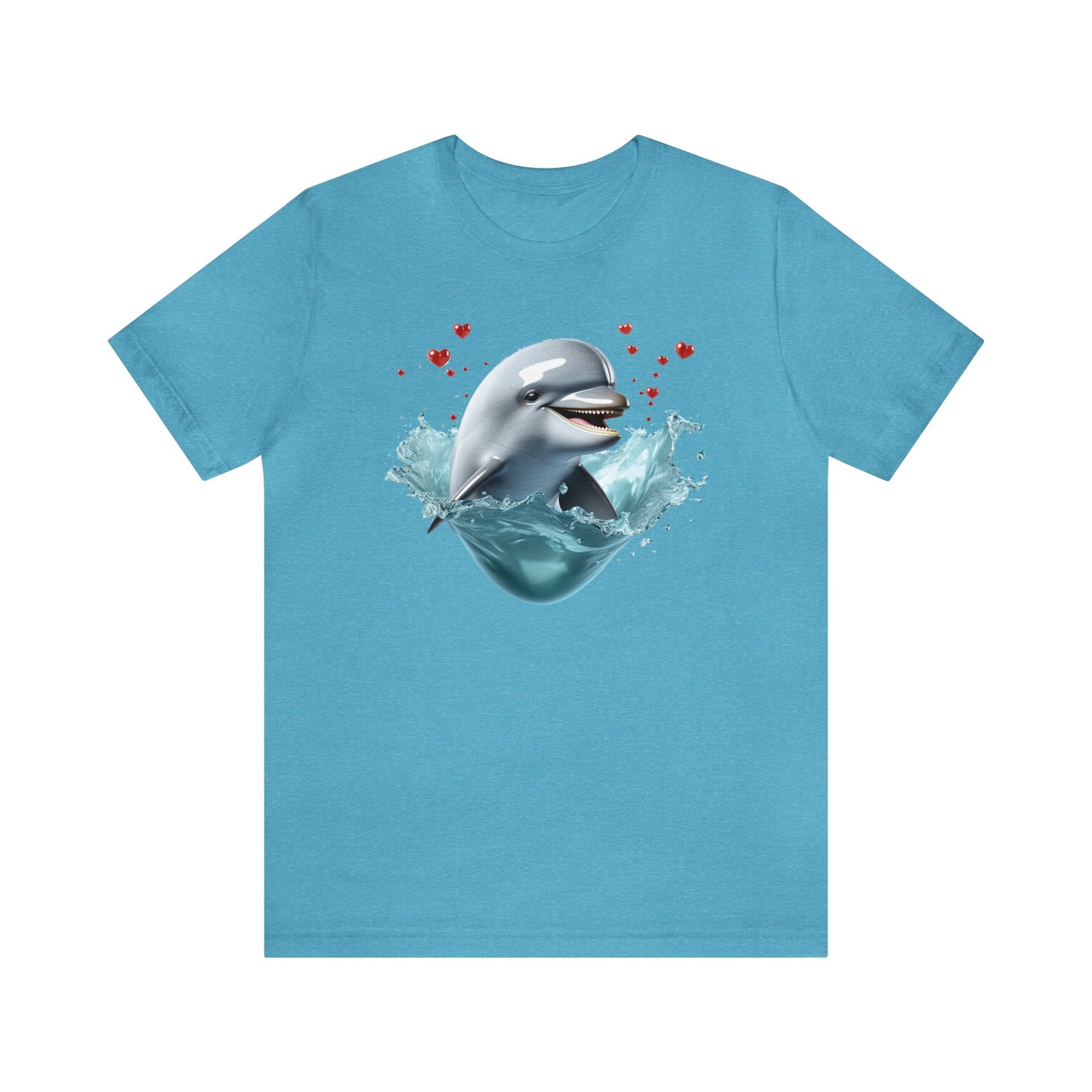 Dolphin Love Unisex Jersey Short Sleeve Tee