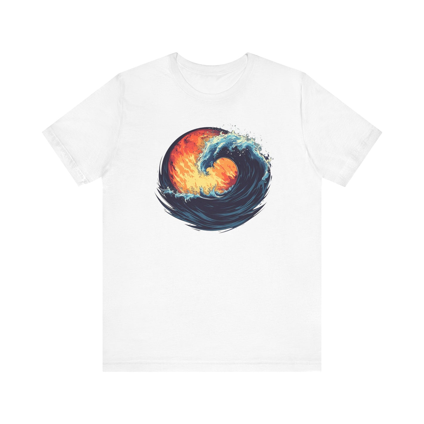 Ocean Fire Unisex Jersey Short Sleeve Tee