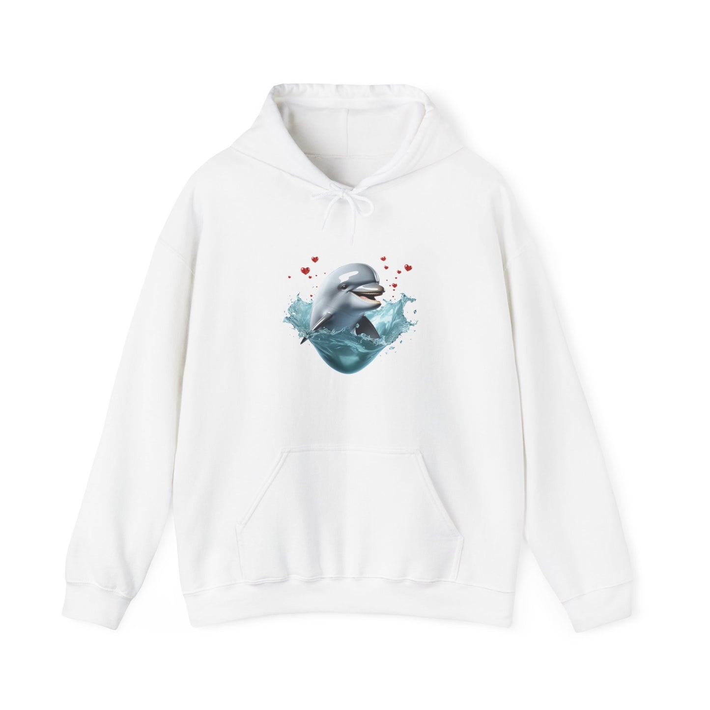 Dolphin Love Unisex Heavy Blend™ Hooded Sweatshirt