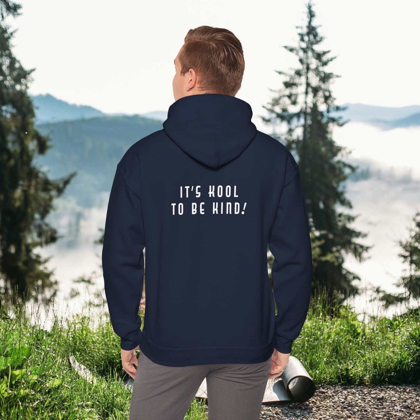 Mean People Suck! It's Kool to Be Kind! Unisex Heavy Blend™ Hooded Sweatshirt