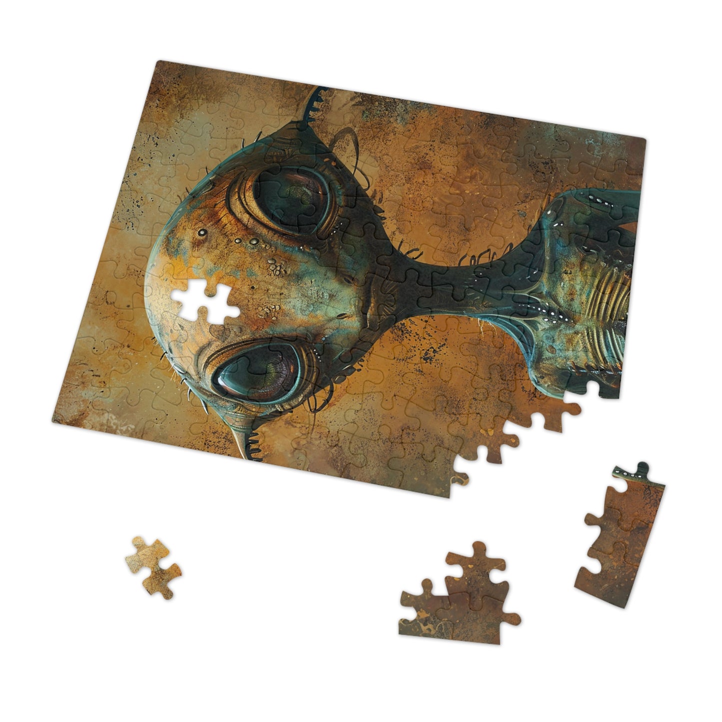 Aging Alien Jigsaw Puzzle (30, 110, 252, 500,1000-Piece)