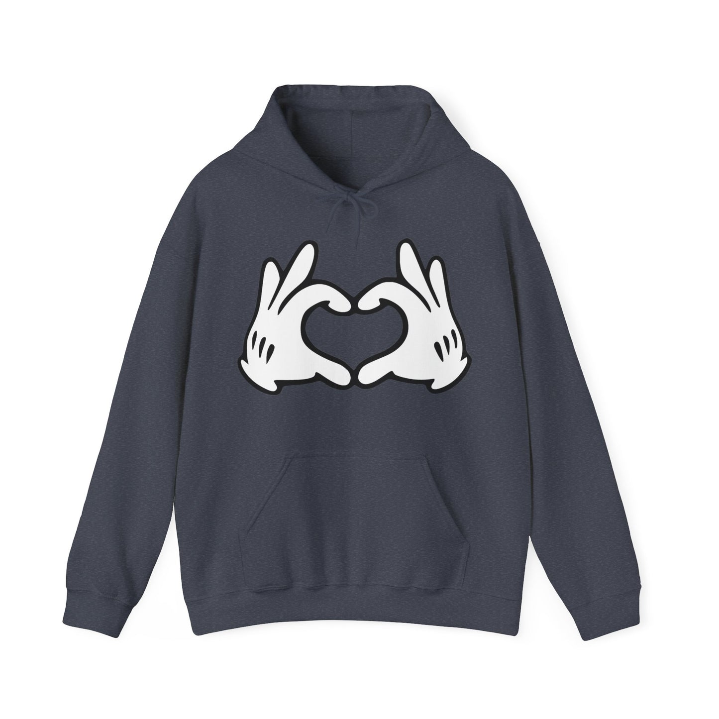 Mickey Mouse Heart Hands Unisex Heavy Blend™ Hooded Sweatshirt