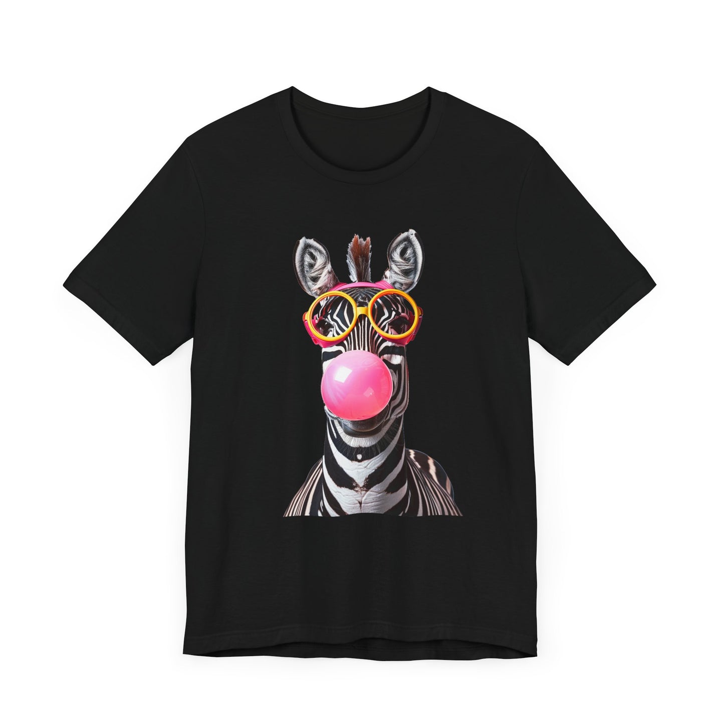 Bubblegum Zebra! Unisex Jersey Short Sleeve Tee