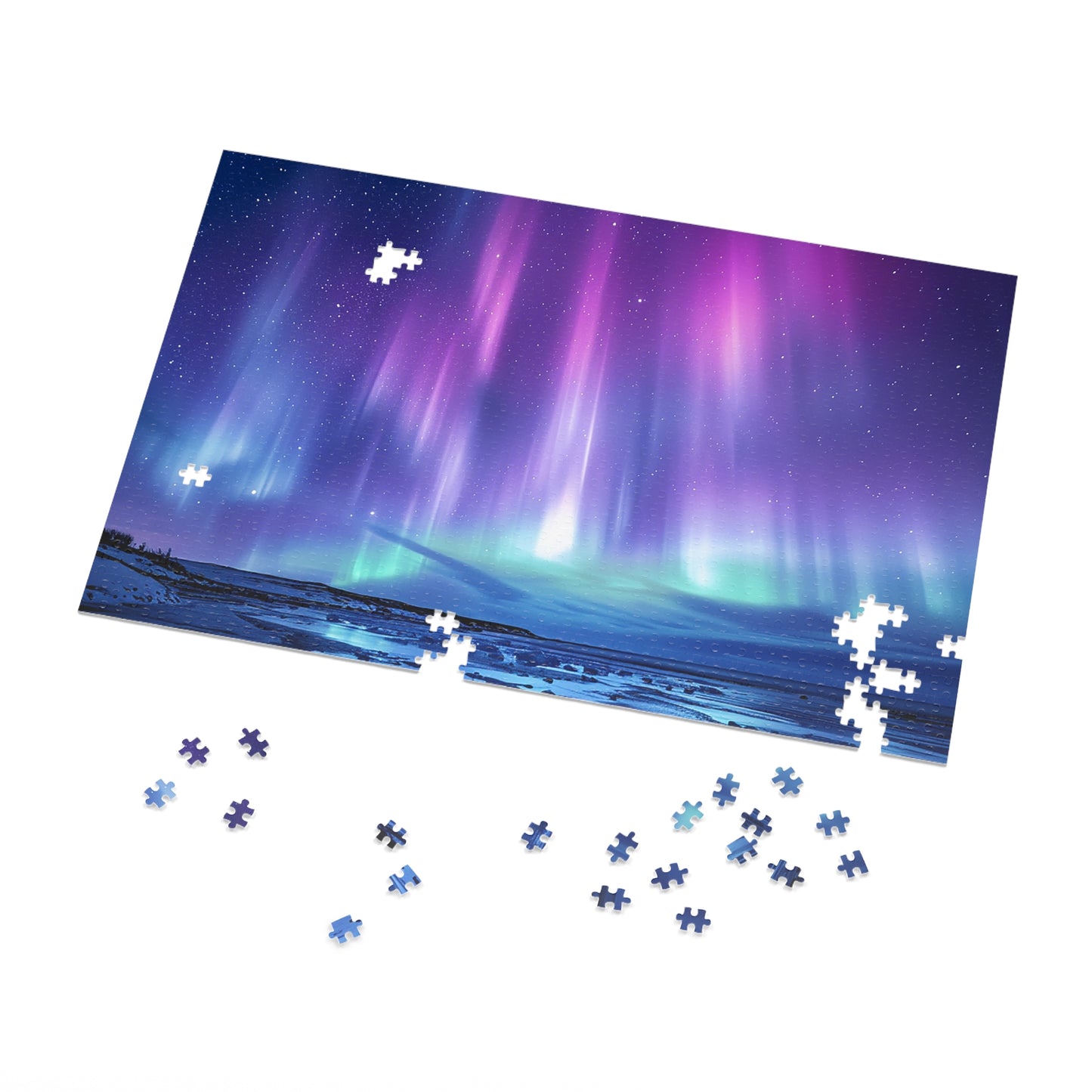 The Alaskan Northern Lights Jigsaw Puzzle (30, 110, 252, 500,1000-Piece)