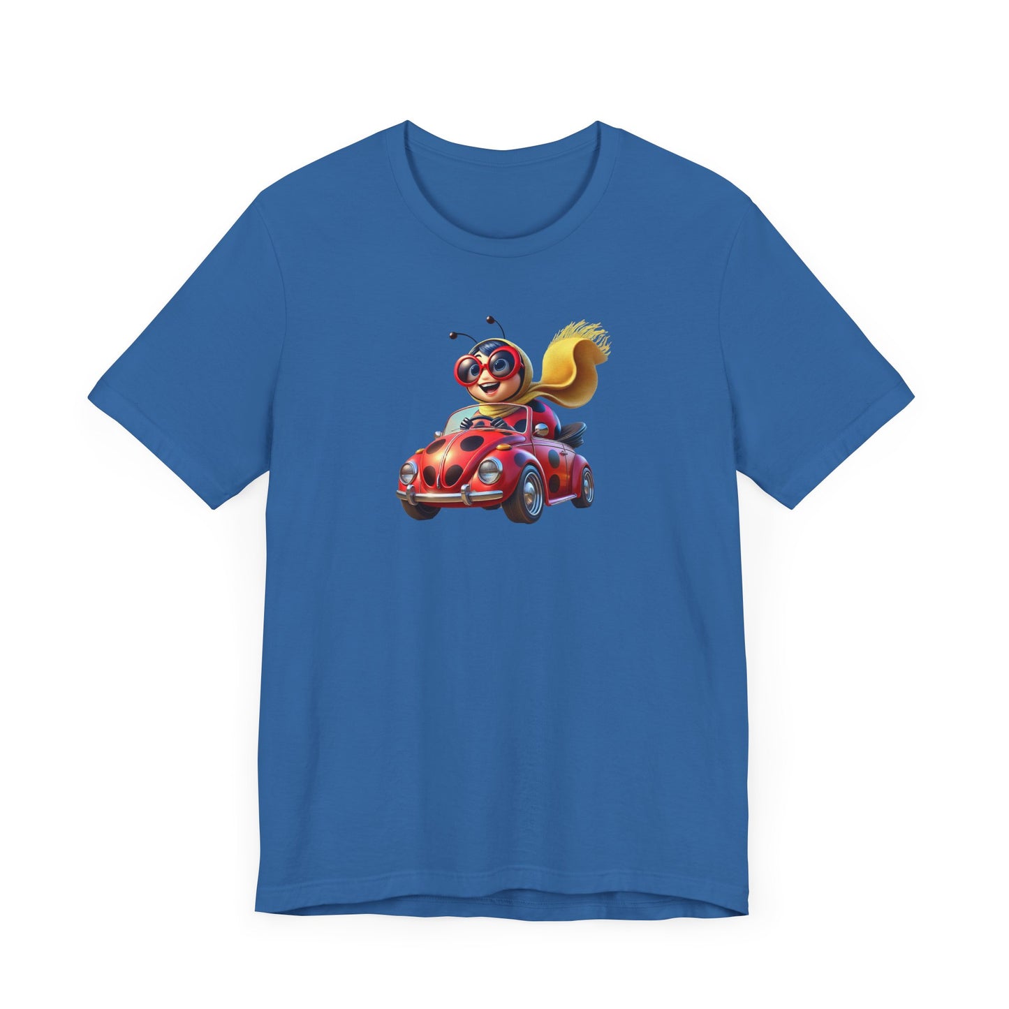 The Ladybug Goes Rogue! Unisex Tee - Perfect for Kids and Animal Lovers