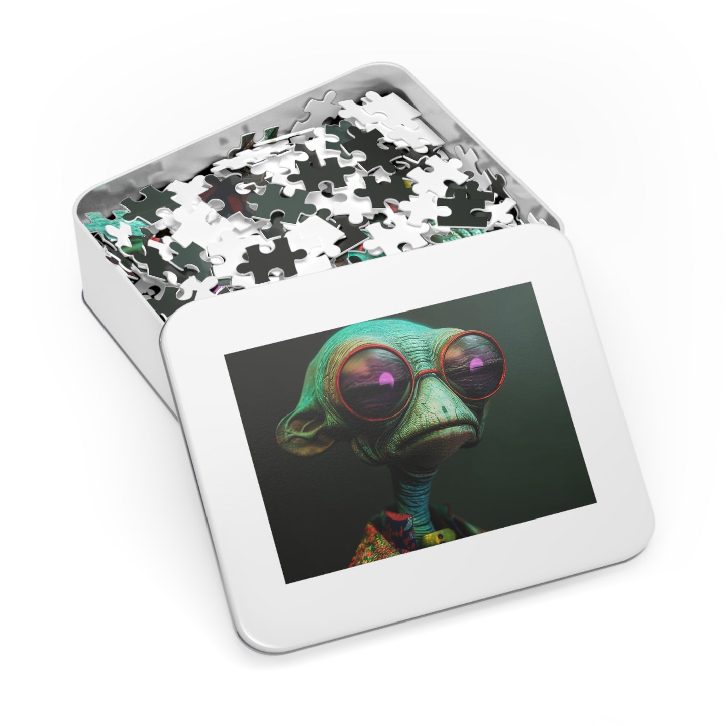 Cool Alien Jigsaw Puzzle (30, 110, 252, 500,1000-Piece)
