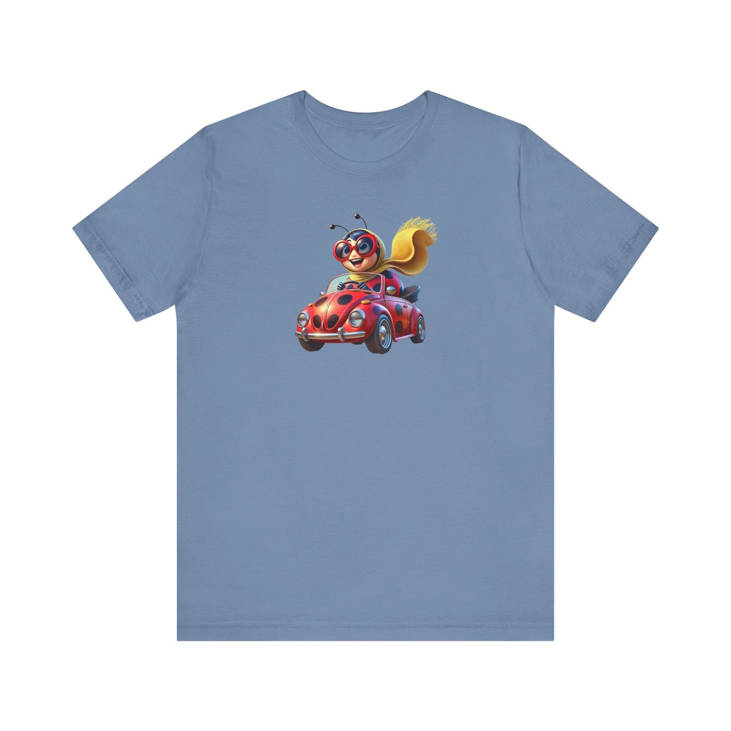 The Ladybug Goes Rogue! Unisex Tee - Perfect for Kids and Animal Lovers