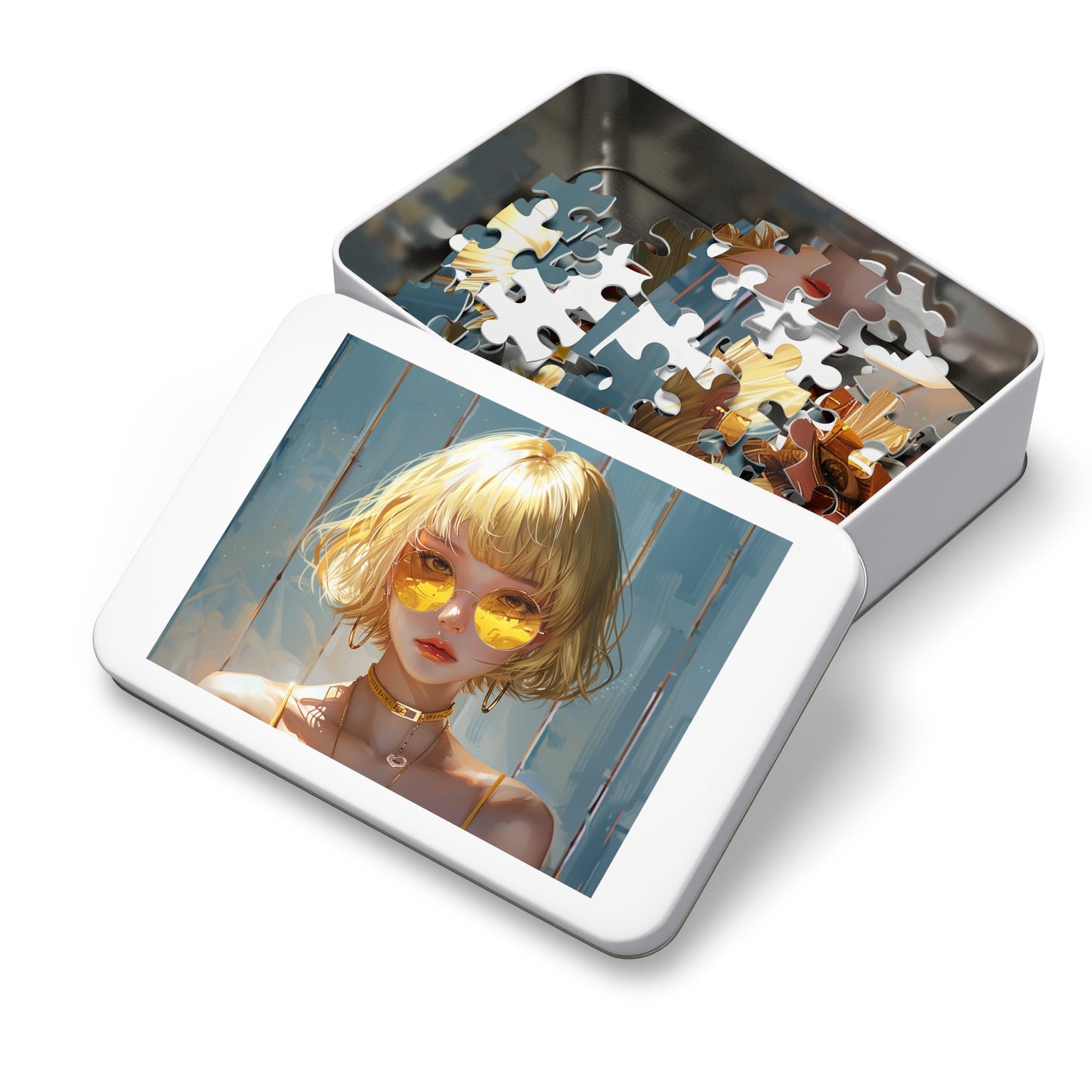 Young Anime Girl Jigsaw Puzzle (30, 110, 252, 500,1000-Piece)