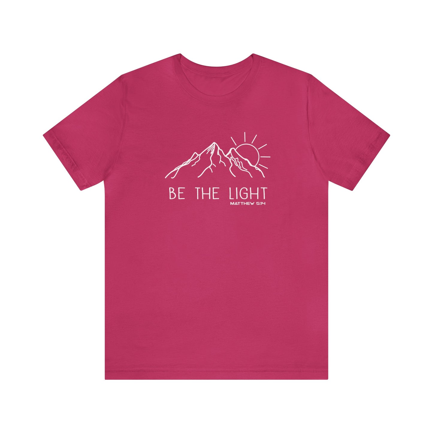 Be the Light Unisex Jersey Short Sleeve Tee