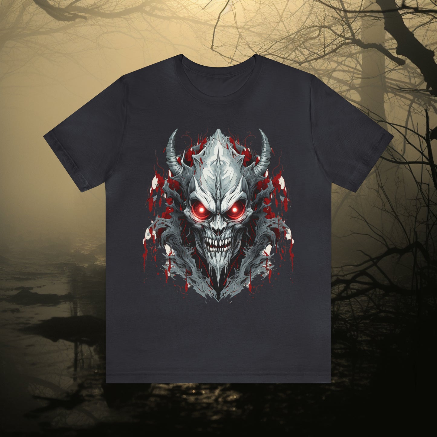 Halloween Devil Unisex Jersey Short Sleeve Tee
