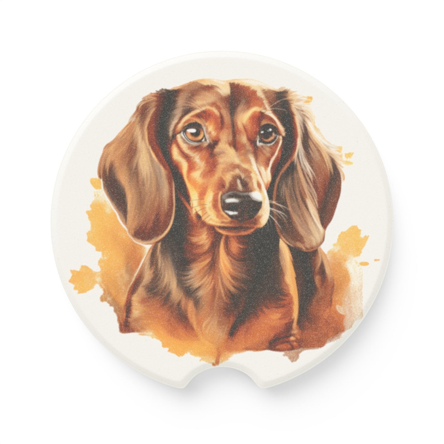 Dachshund Soapstone Car Coaster
