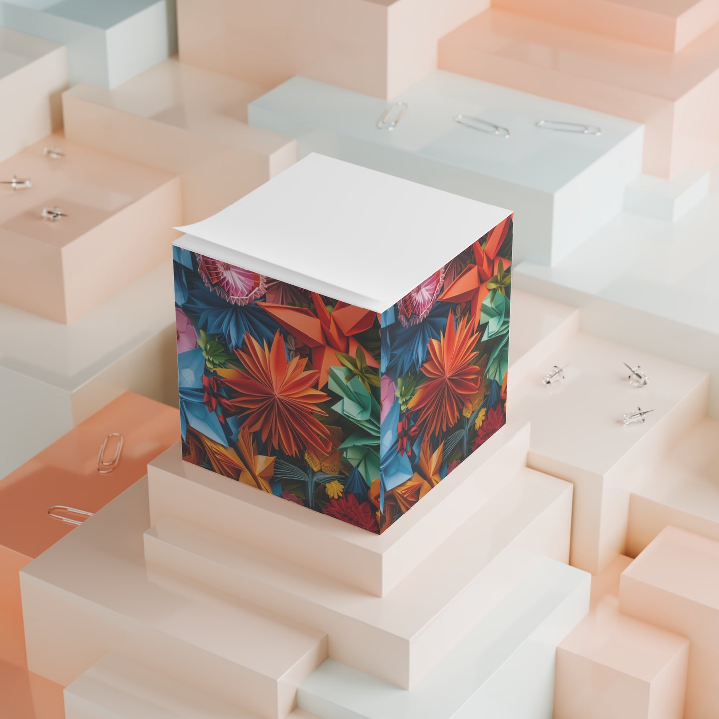 Origami Decorative STICKY Note Cube