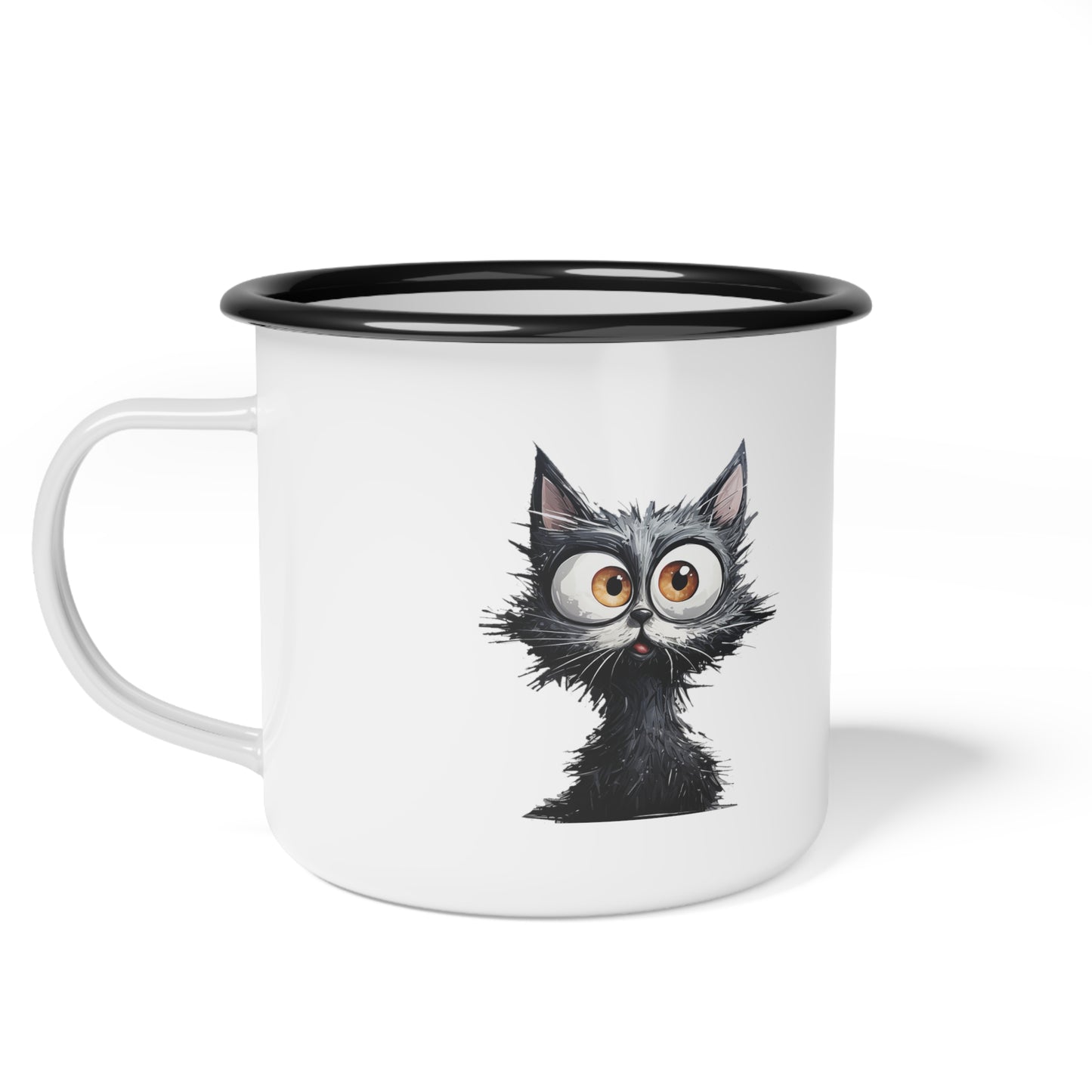 Crazy Eyes Enamel Camp Cup