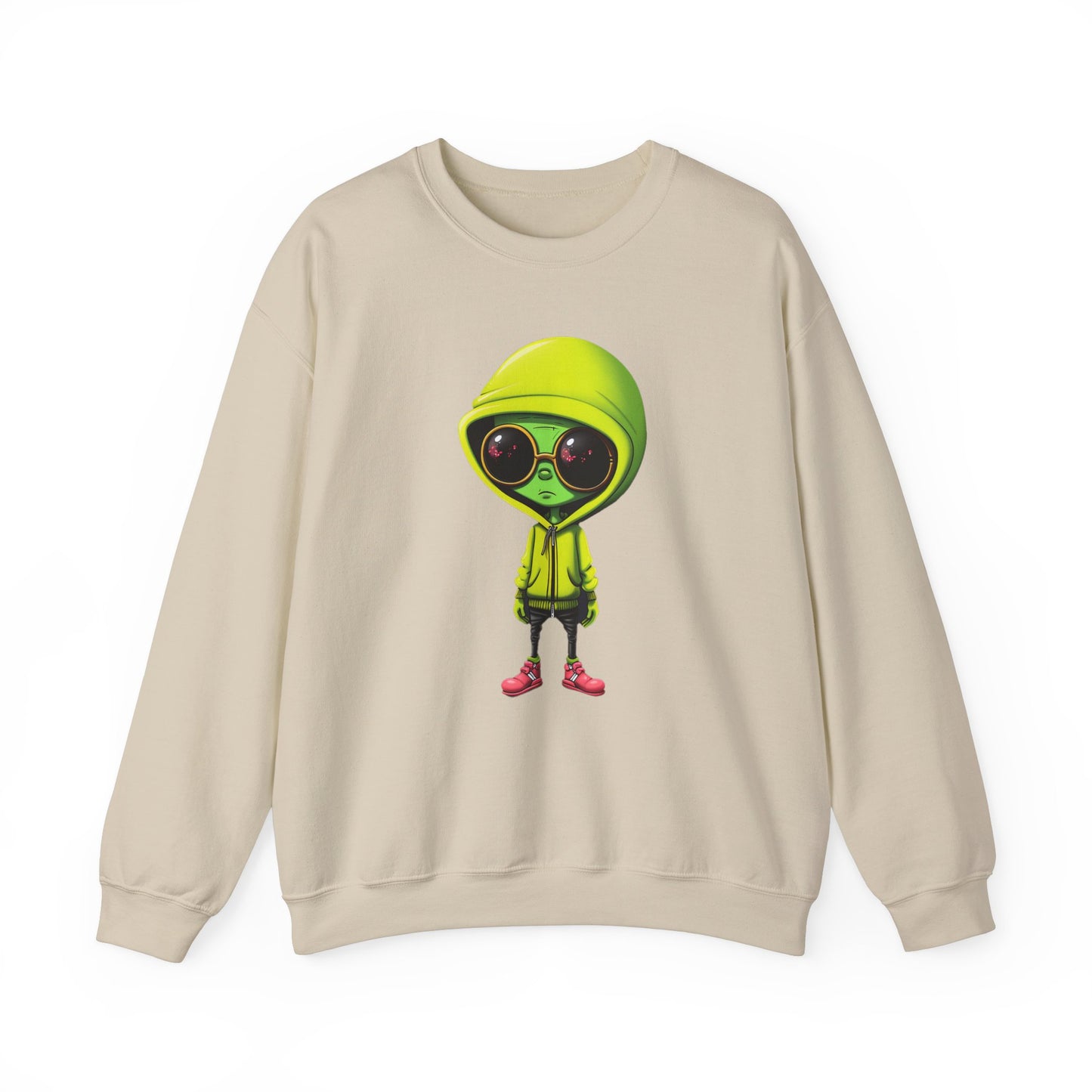 Hip Hop Alien Unisex Heavy Blend™ Crewneck Sweatshirt