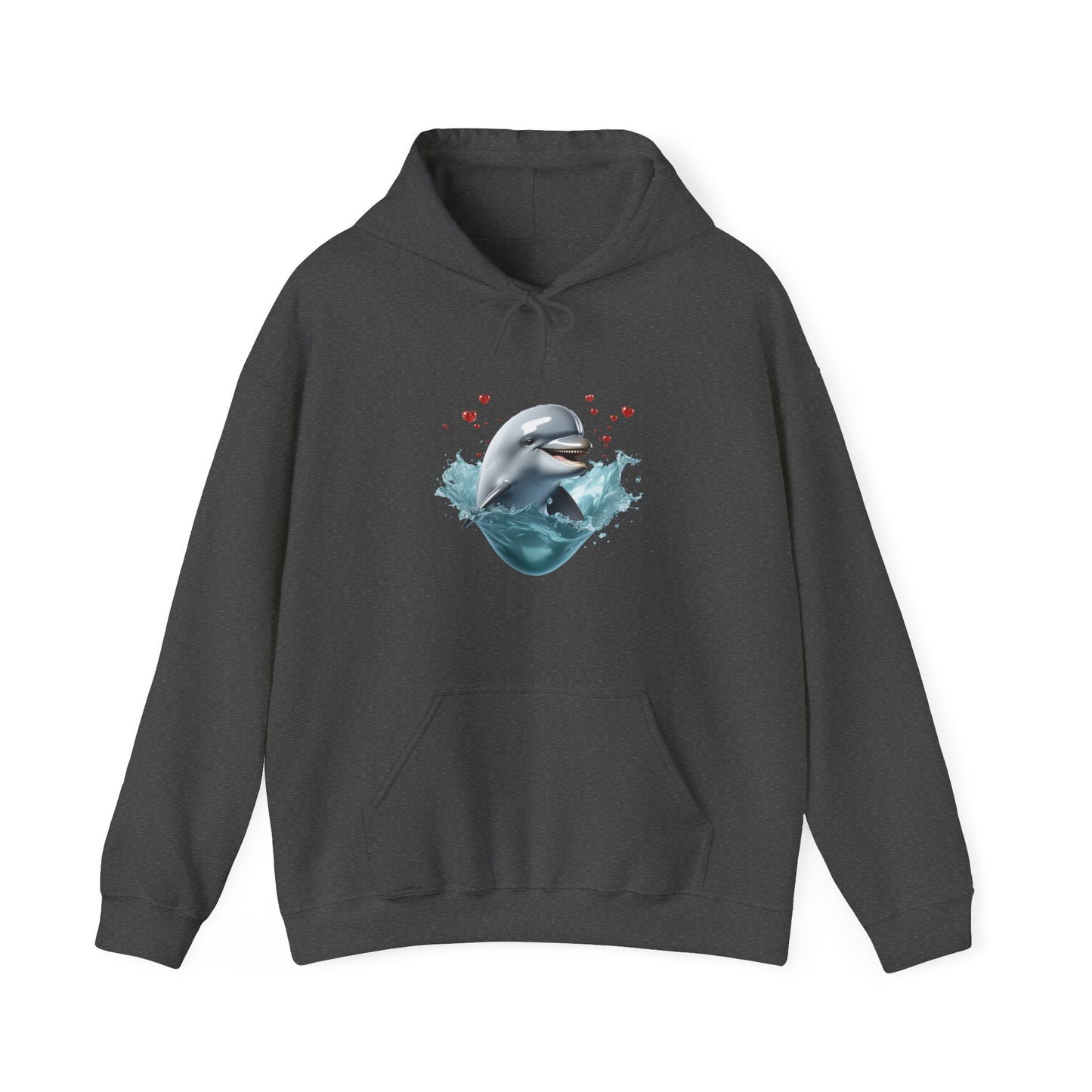 Dolphin Love Unisex Heavy Blend™ Hooded Sweatshirt
