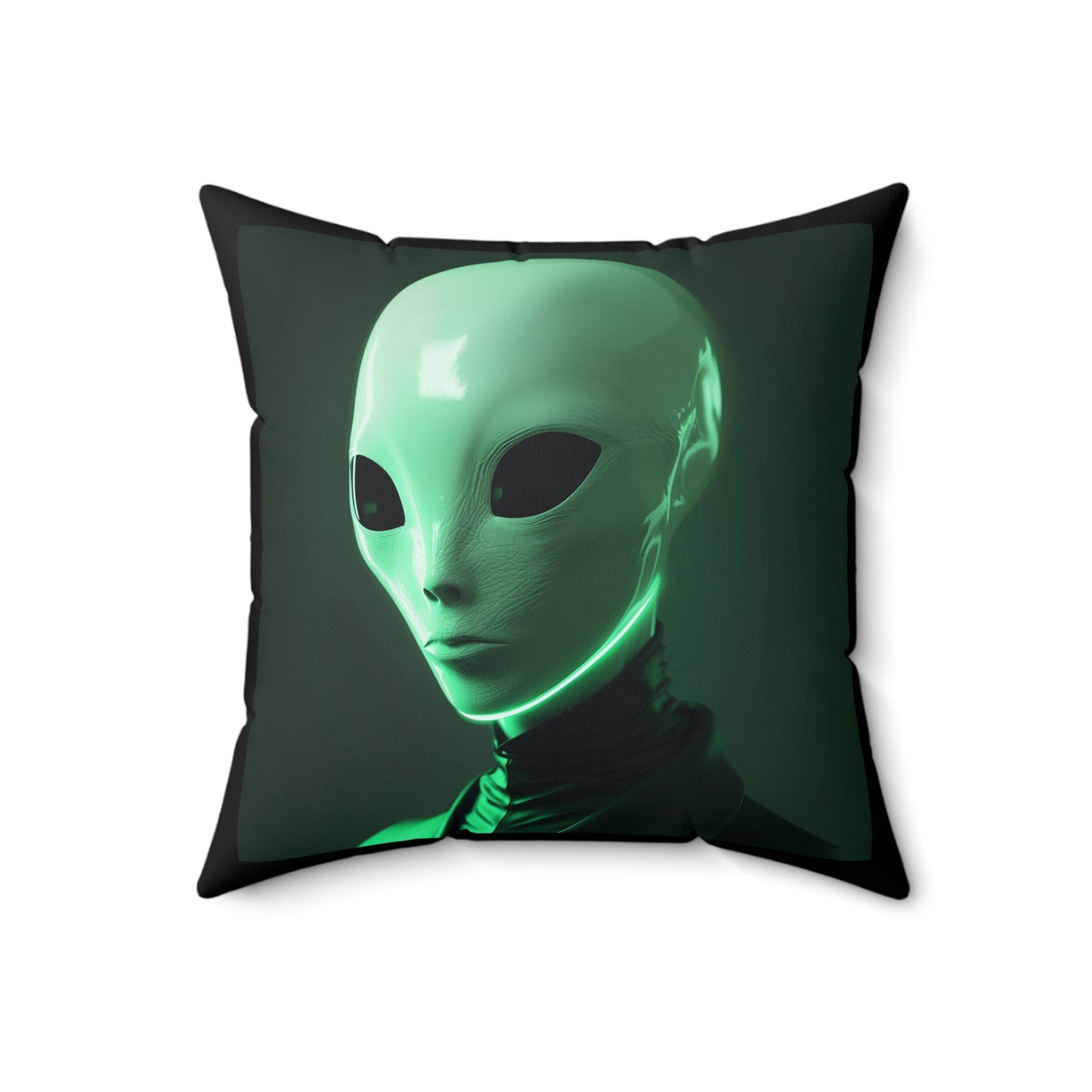 The Watcher Alien Spun Polyester Square Pillow
