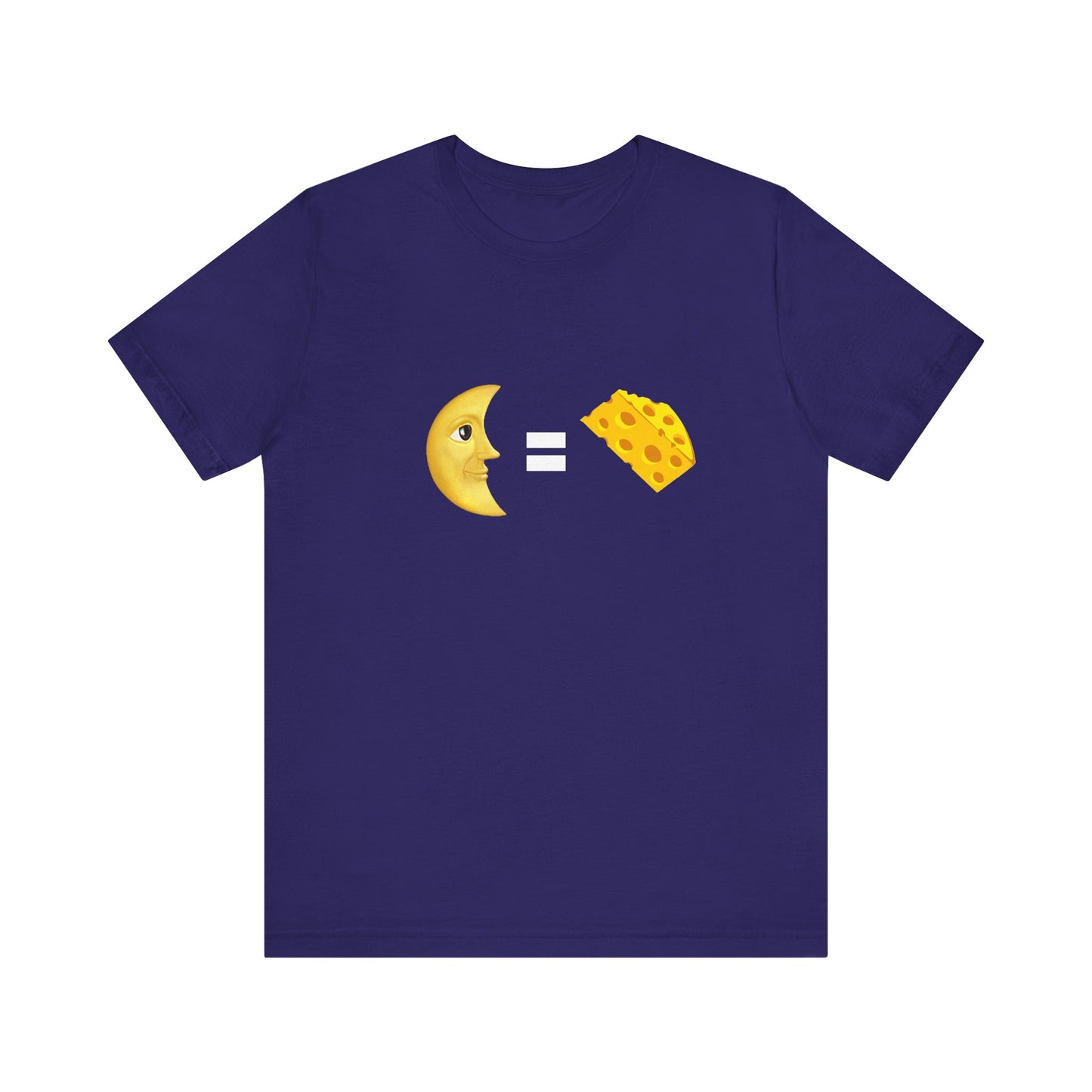 Moon = Cheese Unisex Jersey Tee