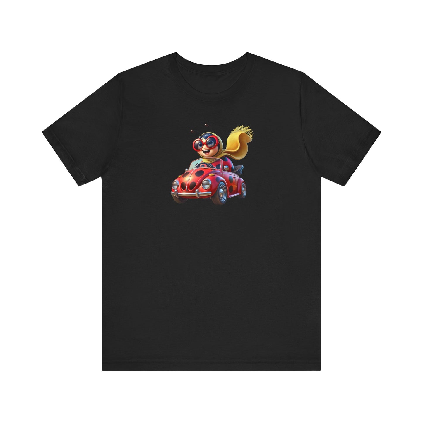The Ladybug Goes Rogue! Unisex Tee - Perfect for Kids and Animal Lovers