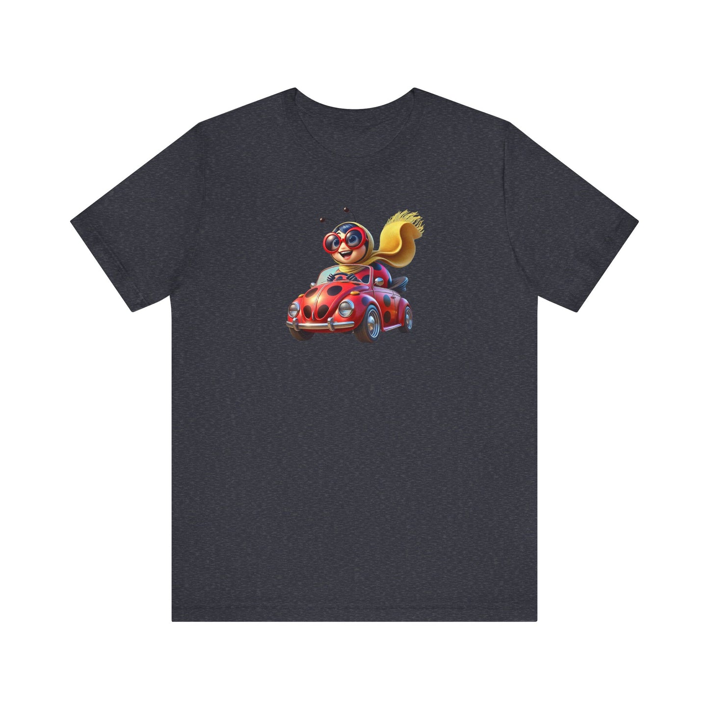 The Ladybug Goes Rogue! Unisex Tee - Perfect for Kids and Animal Lovers