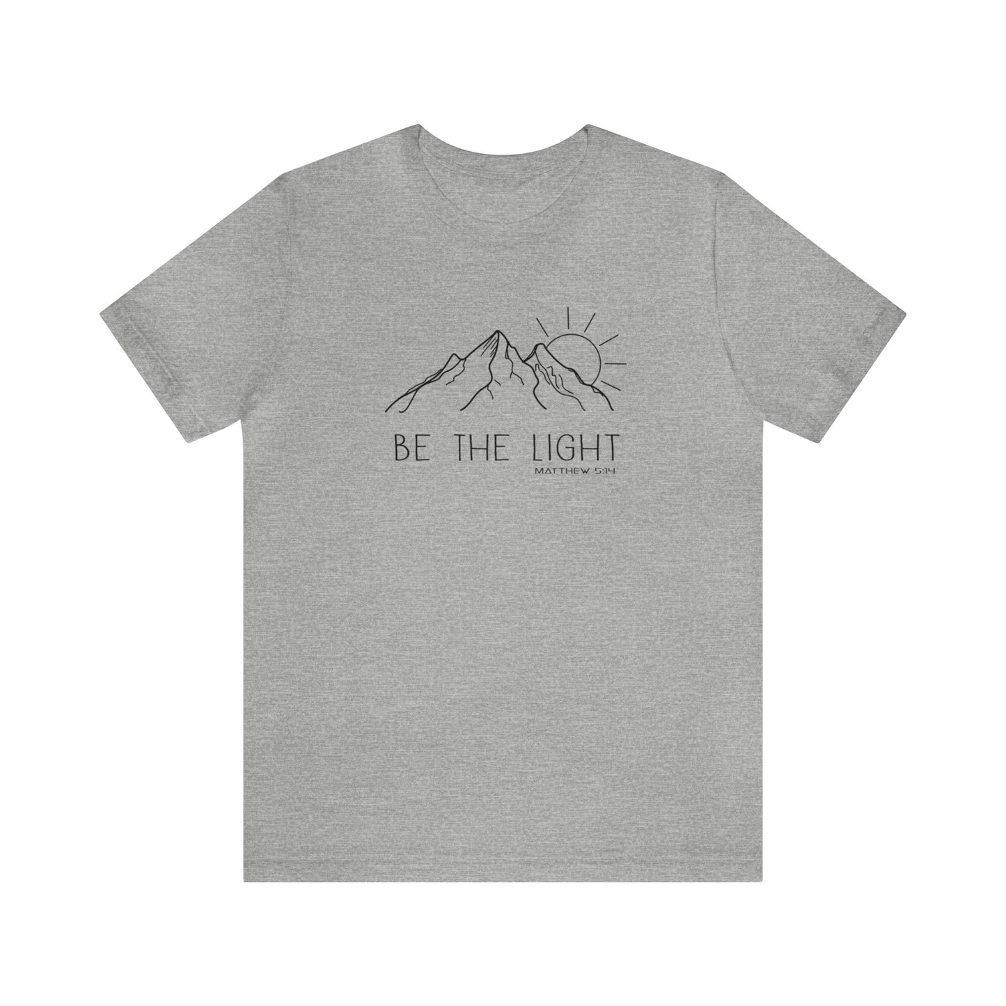 Be the Light Unisex Jersey Short Sleeve Tee