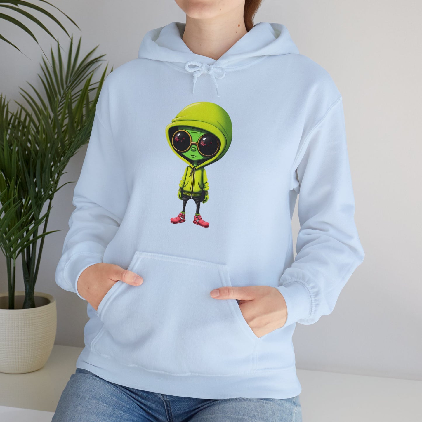 Hip Hop Alien Unisex Heavy Blend™ Hooded Sweatshirt