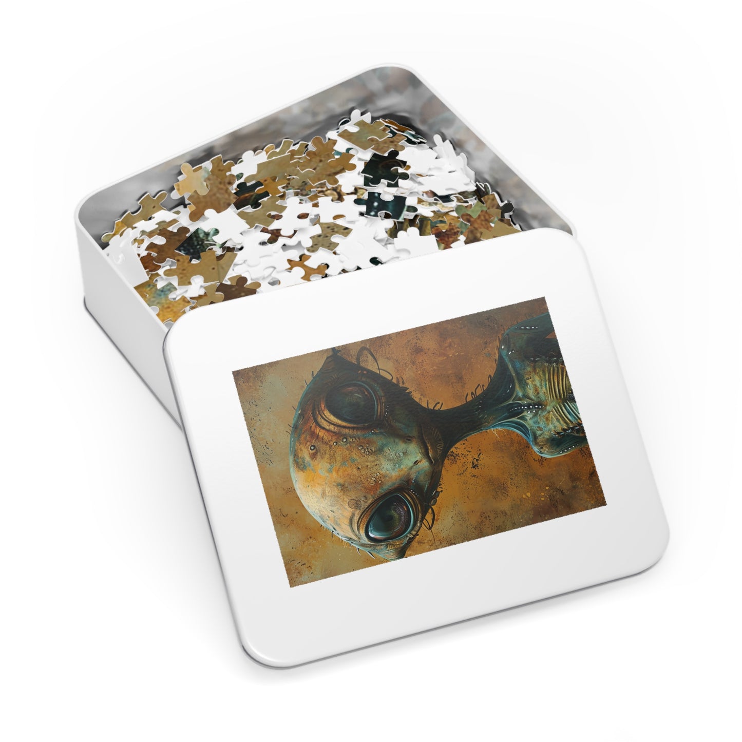 Aging Alien Jigsaw Puzzle (30, 110, 252, 500,1000-Piece)