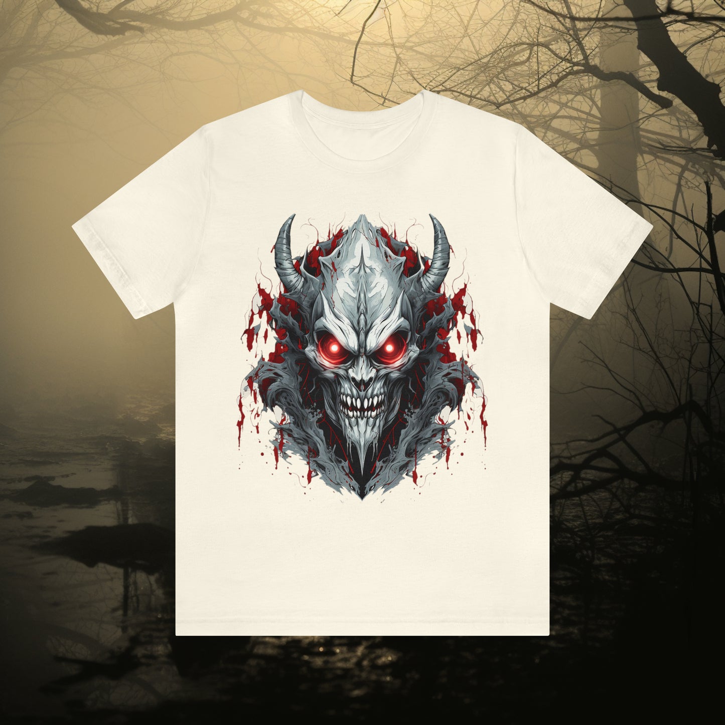 Halloween Devil Unisex Jersey Short Sleeve Tee