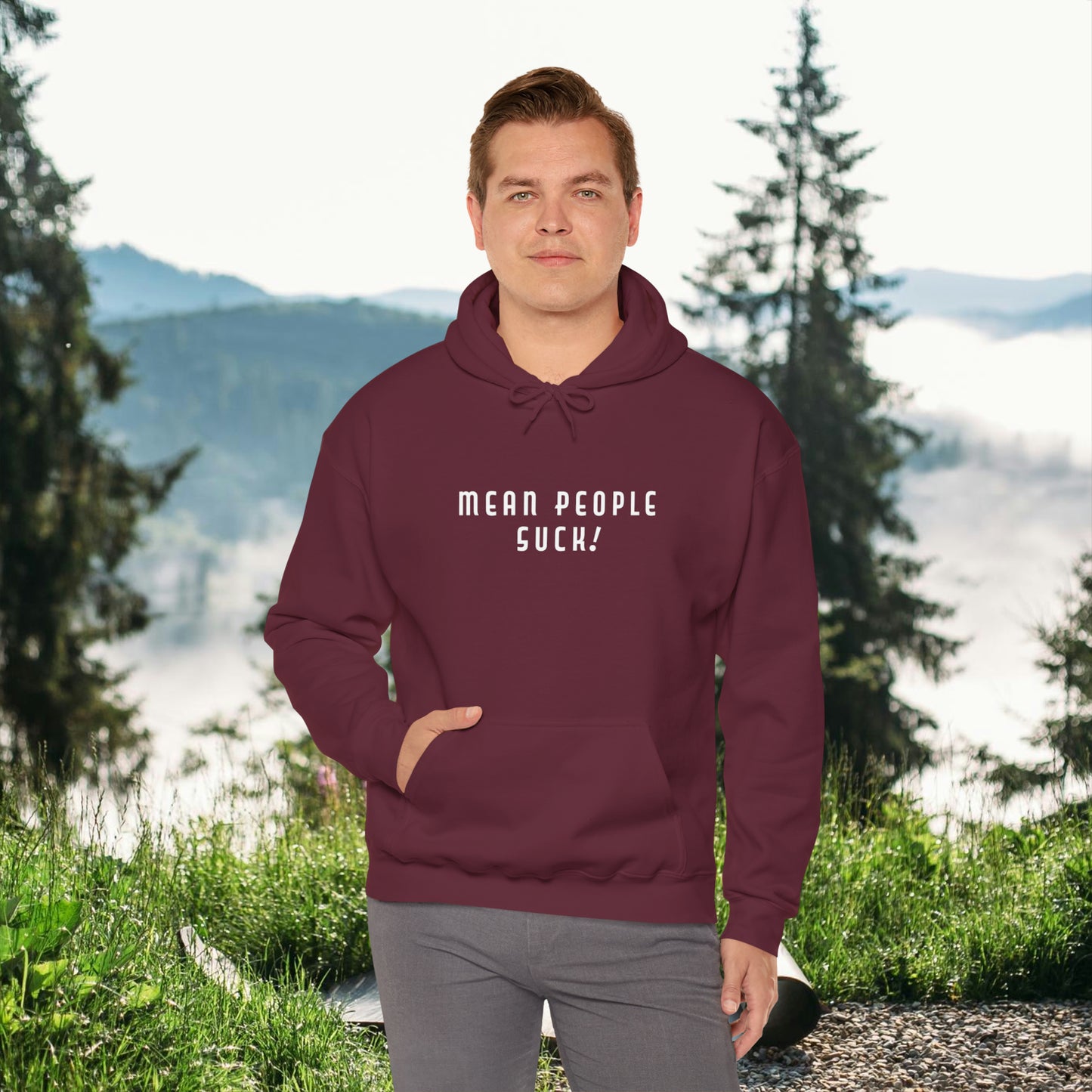 Mean People Suck! It's Kool to Be Kind! Unisex Heavy Blend™ Hooded Sweatshirt