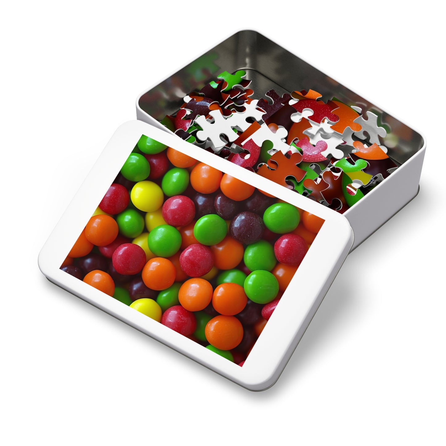Colorful Skittles Jigsaw Puzzle (30, 110, 252, 500,1000-Piece)