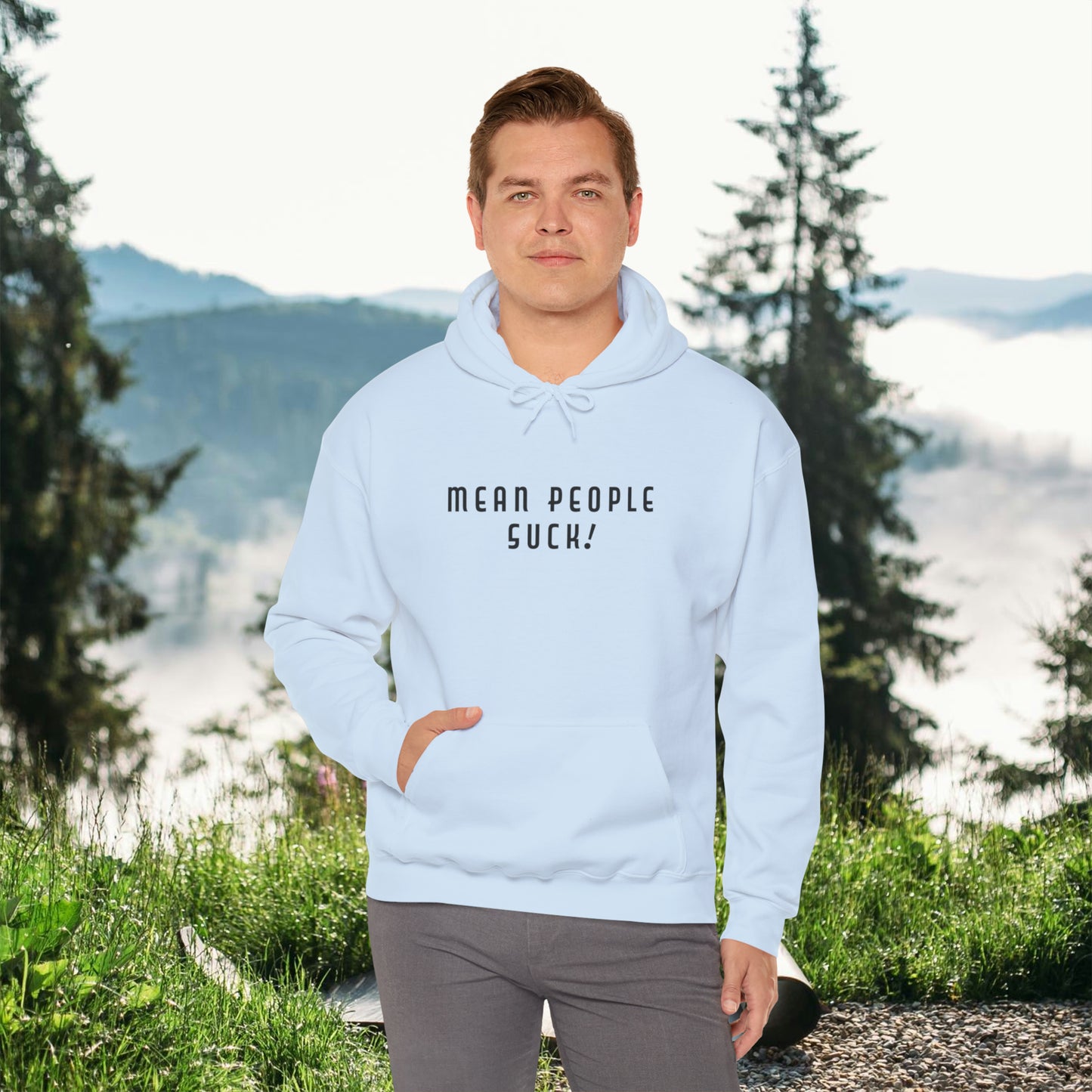 Mean People Suck! It's Kool to Be Kind! Unisex Heavy Blend™ Hooded Sweatshirt