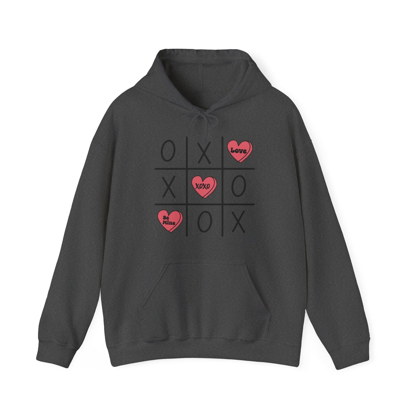 Valentine Tic Tac Toe Unisex Heavy Blend™ Hooded Sweatshirt