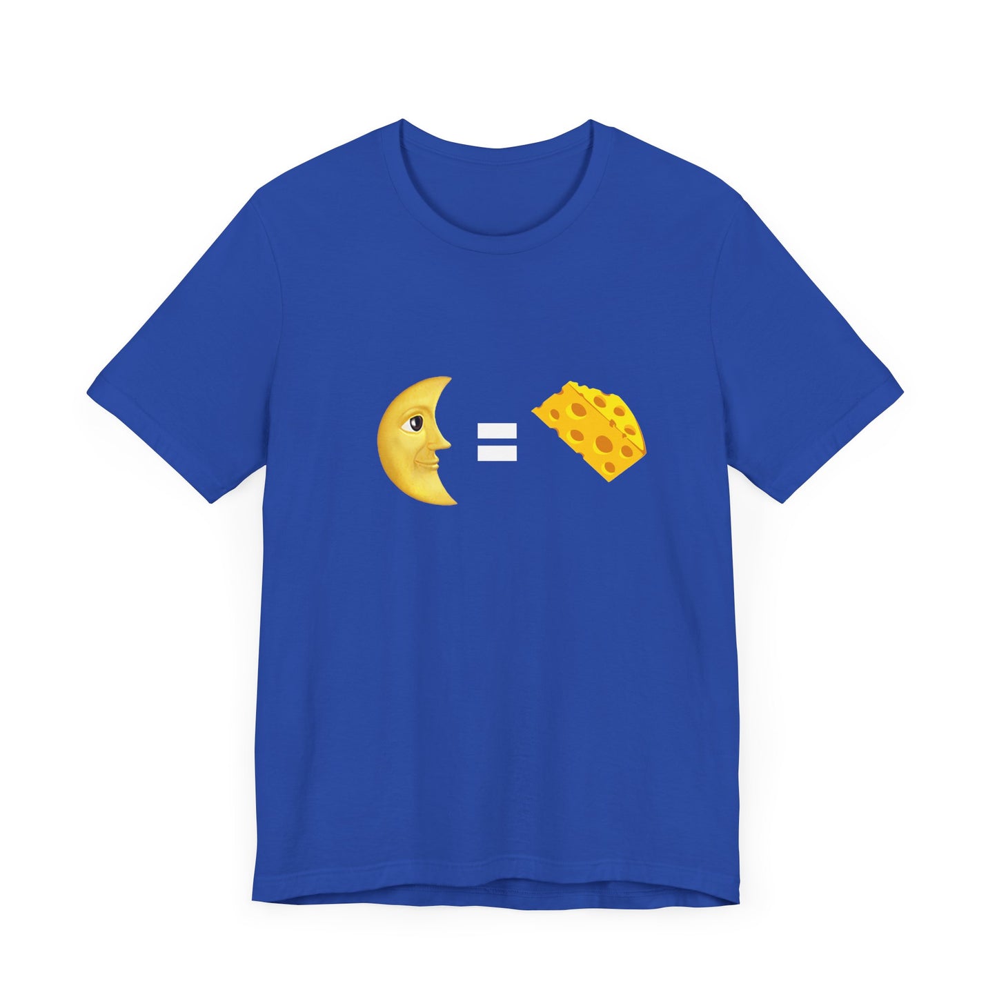 Moon = Cheese Unisex Jersey Tee