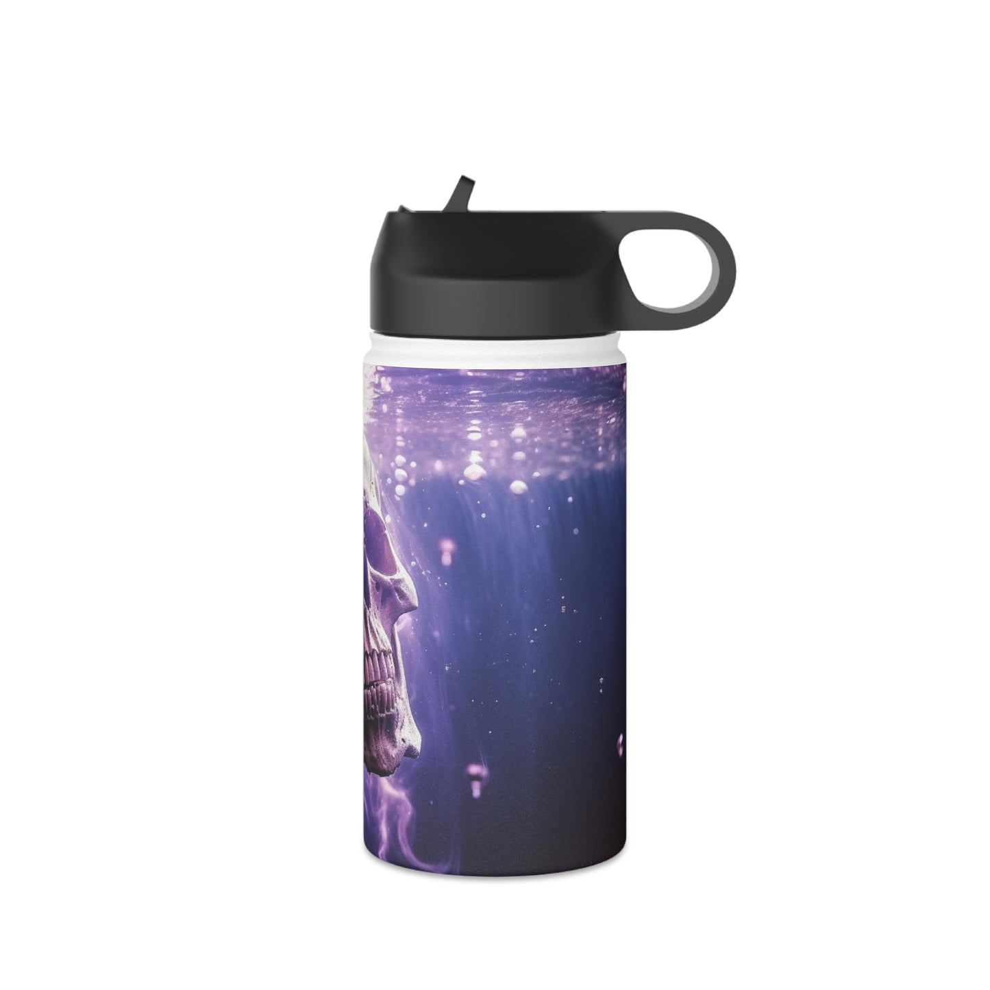 Skull in Water! Stainless Steel Water Bottle, Standard Lid