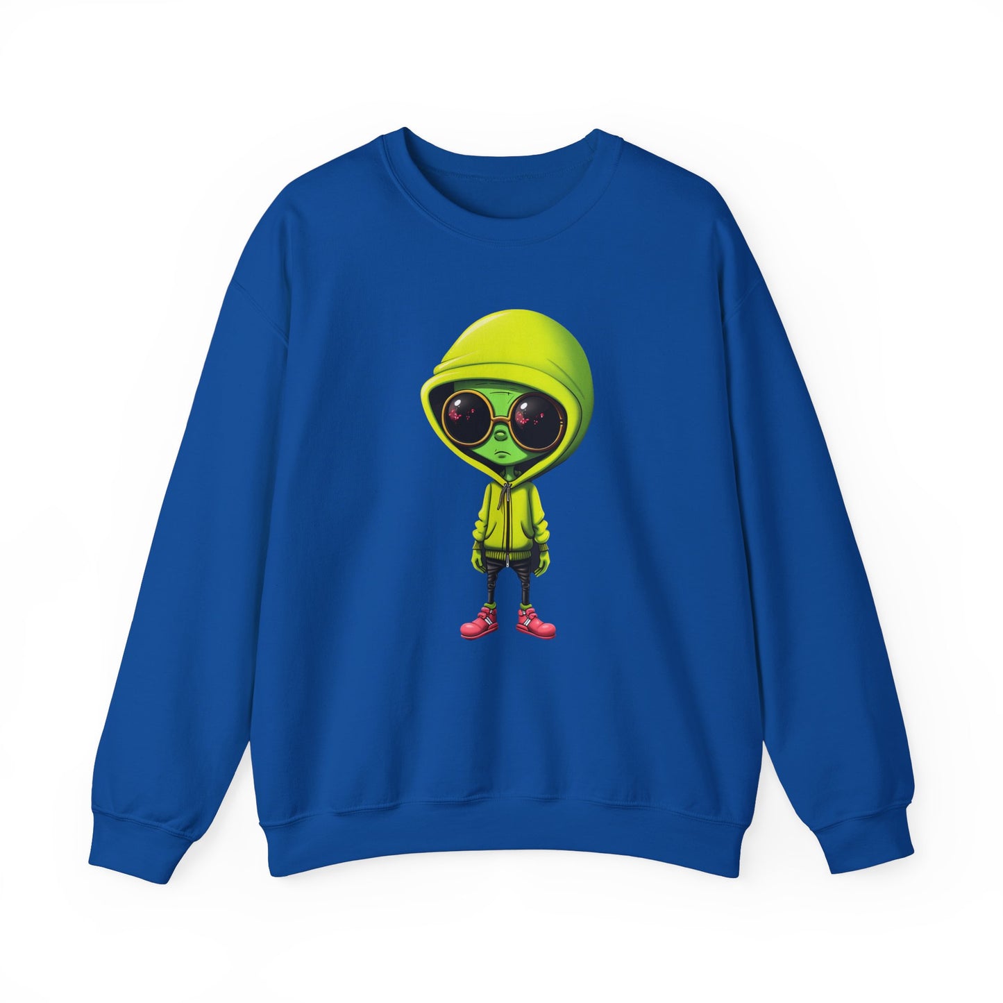 Hip Hop Alien Unisex Heavy Blend™ Crewneck Sweatshirt