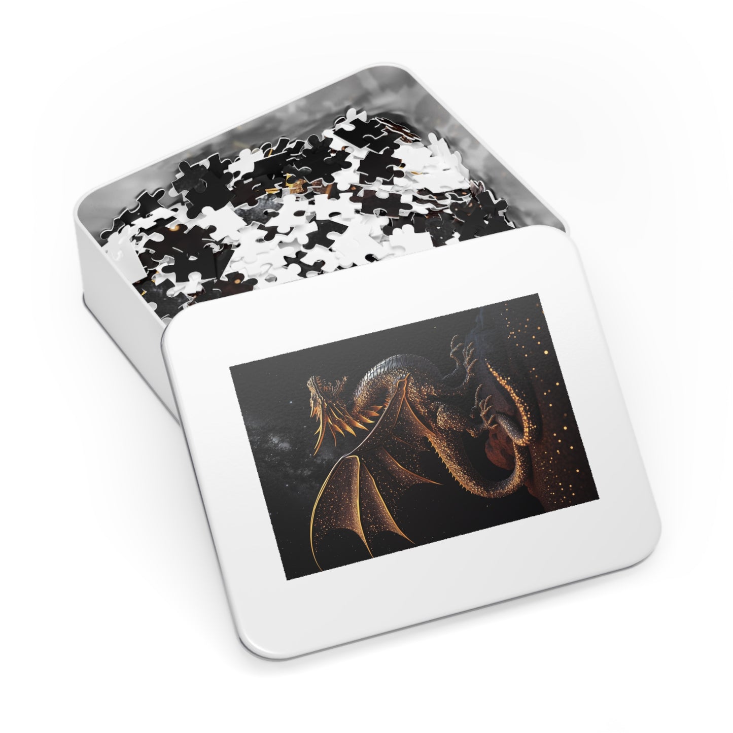 Golden Dragon Jigsaw Puzzle (30, 110, 252, 500,1000-Piece)