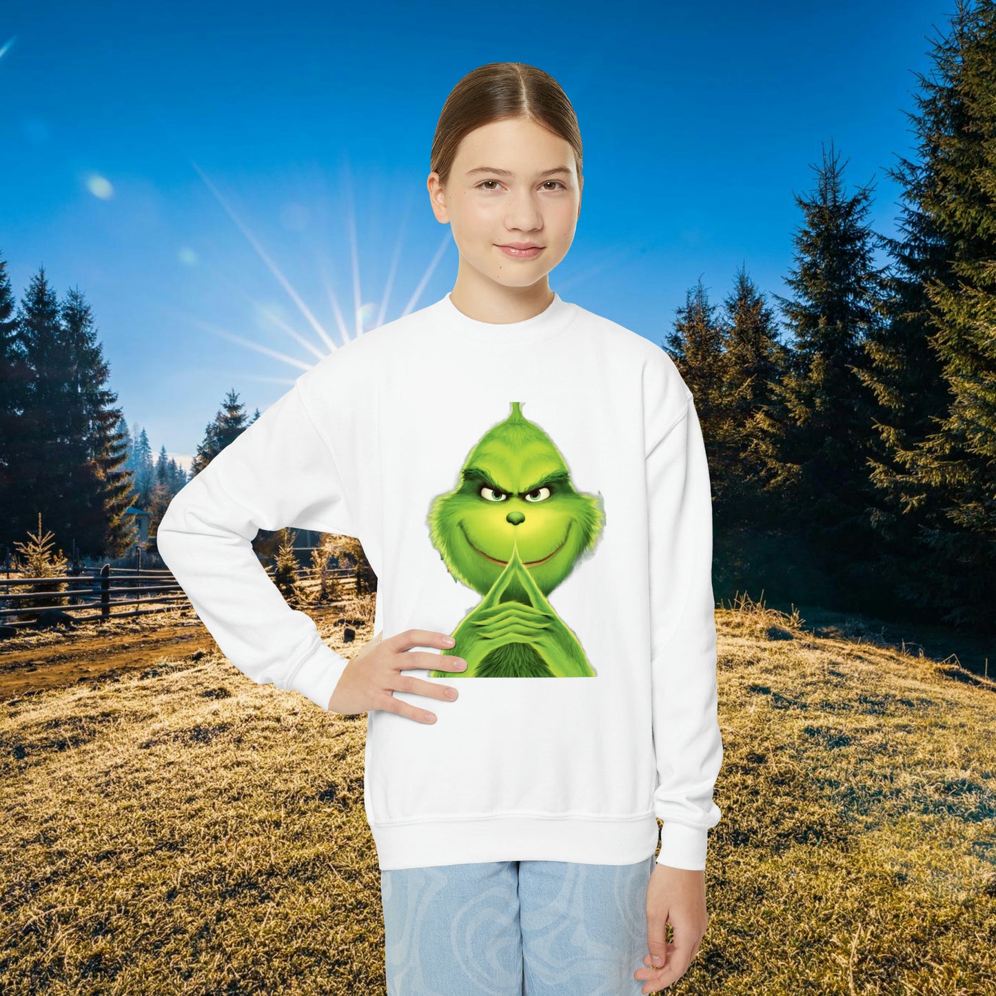 The Grinch Youth Crewneck Sweatshirt