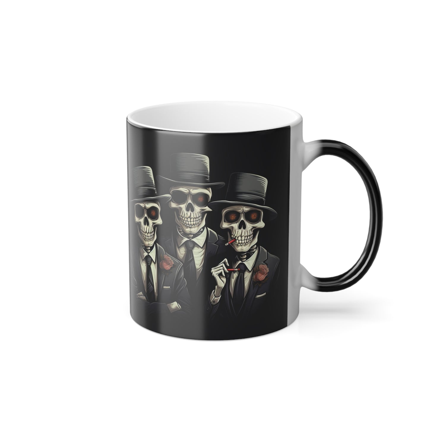 The Skeleton Mob Color Morphing Mug, 11oz